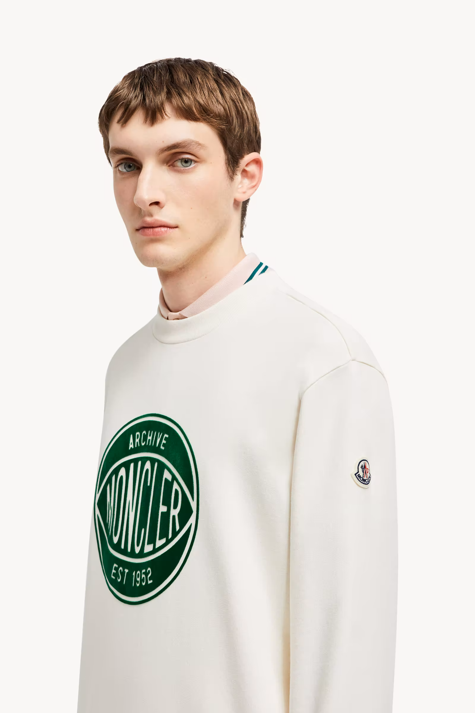 Basketball Logo Cotton Sweatshirt
