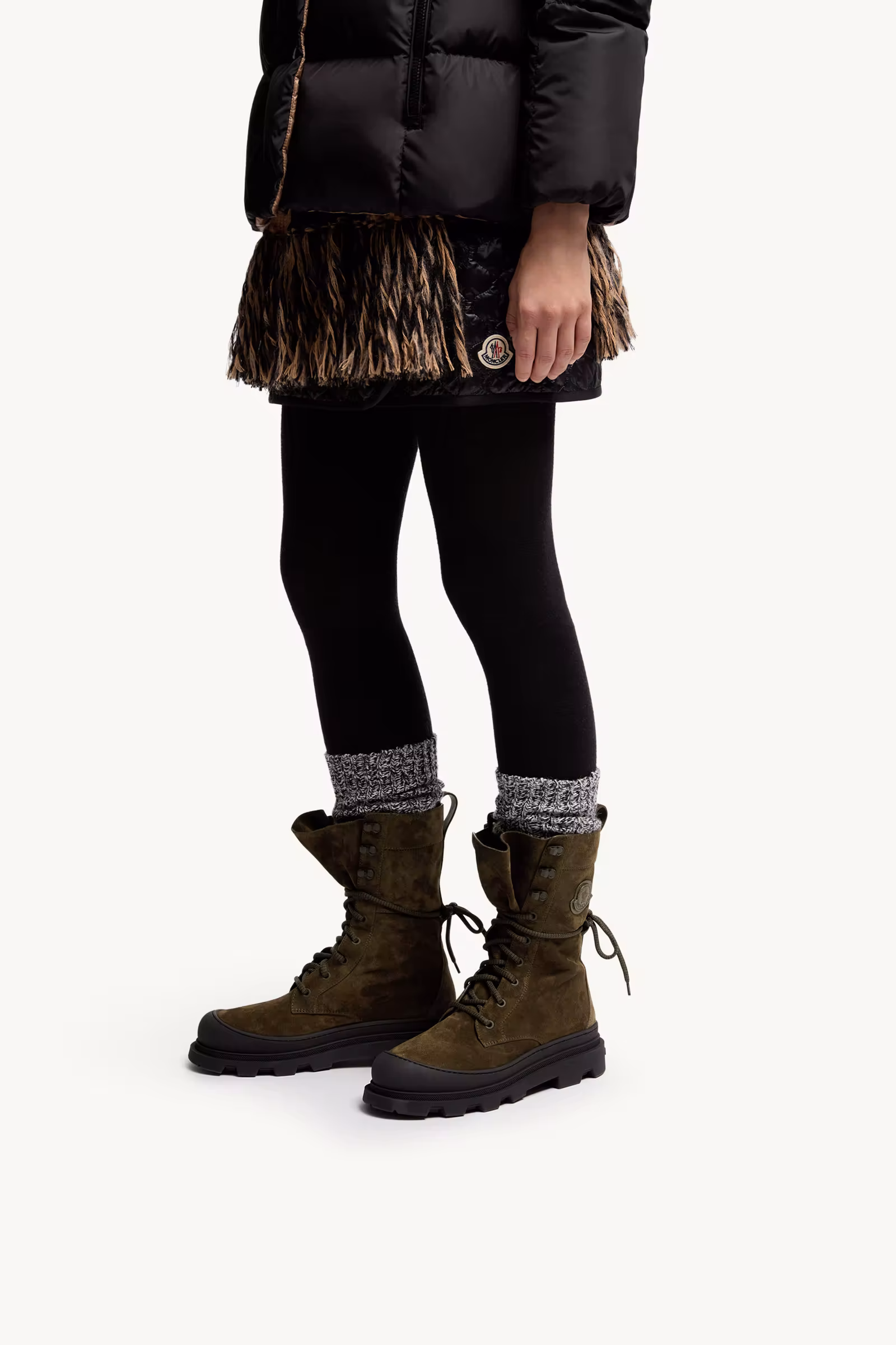 Vera High Suede Lace-Up Boots