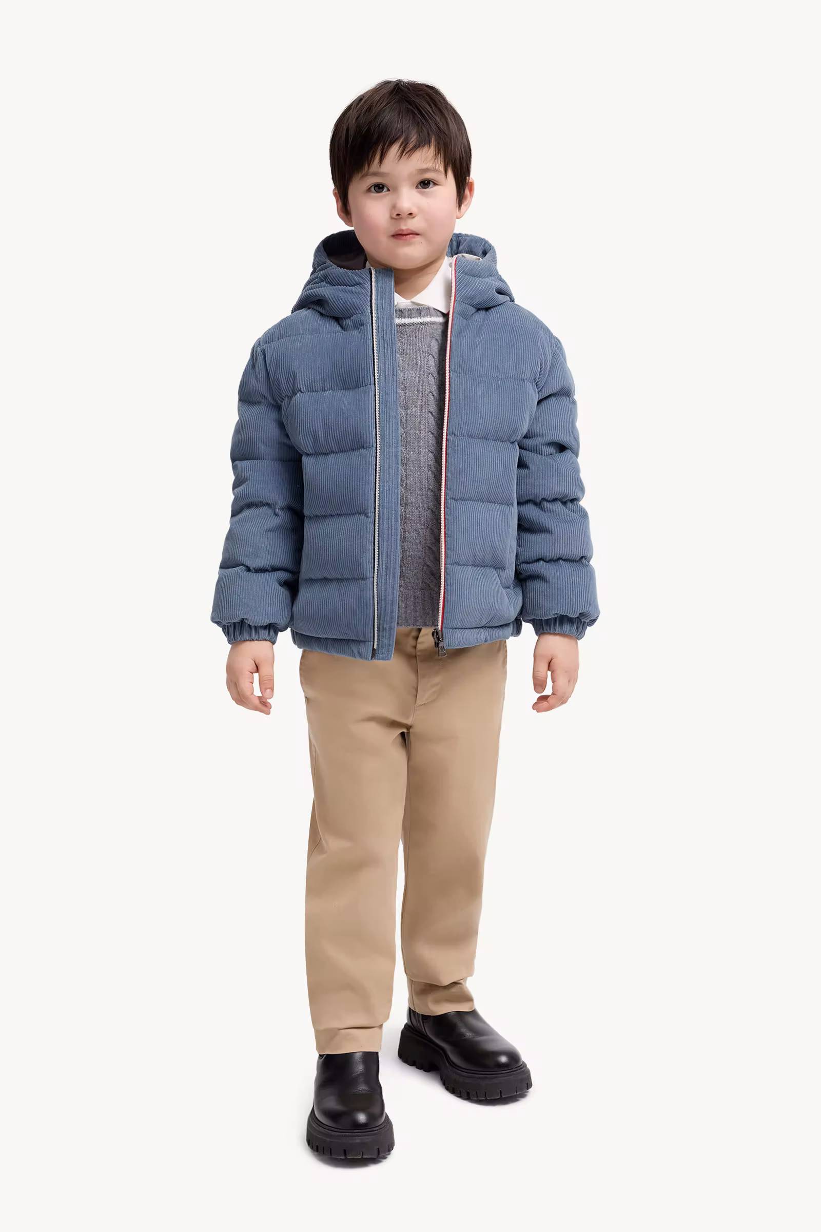 Puki Hooded Corduroy Down Jacket