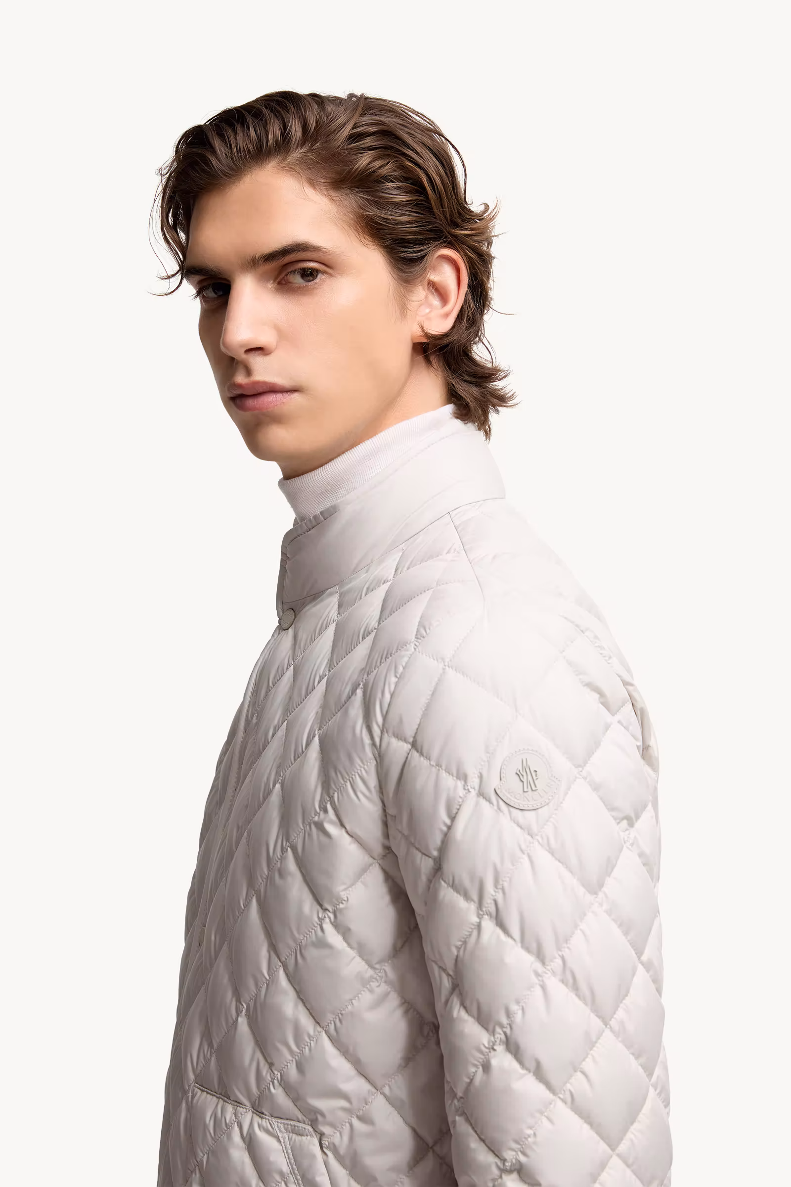 Oise Diamond-Quilted Short Down Jacket