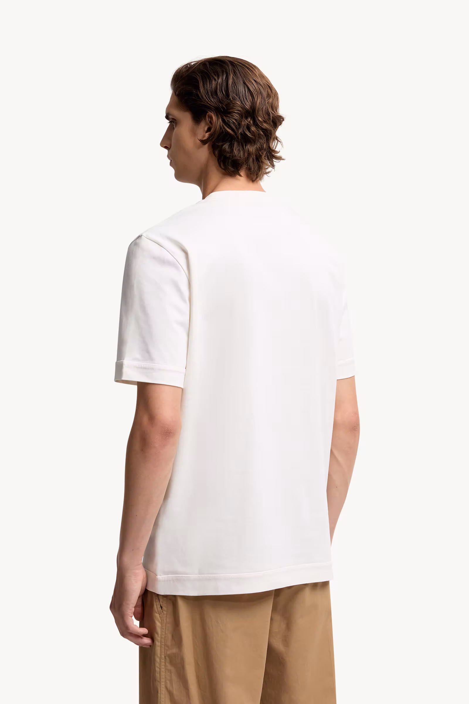 Logo Patch Cotton T-Shirt