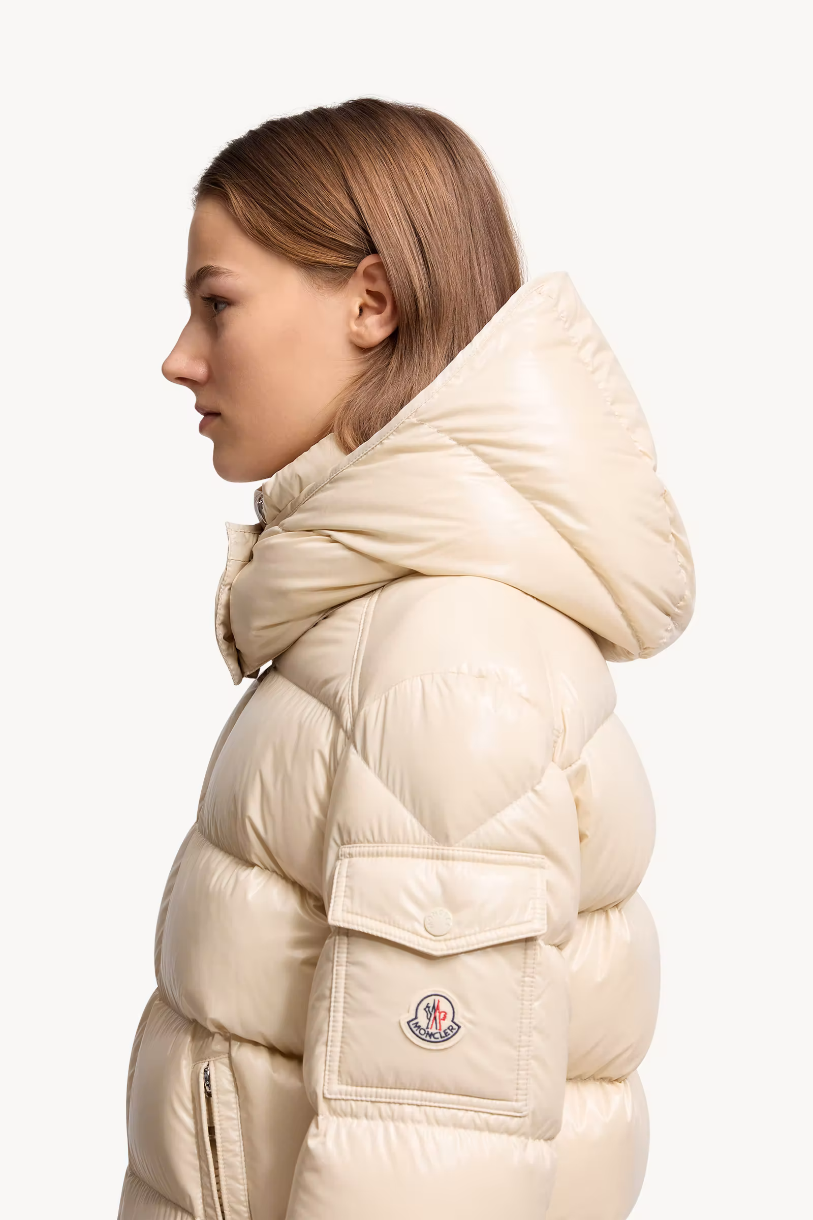 Maire Hooded Short Down Jacket