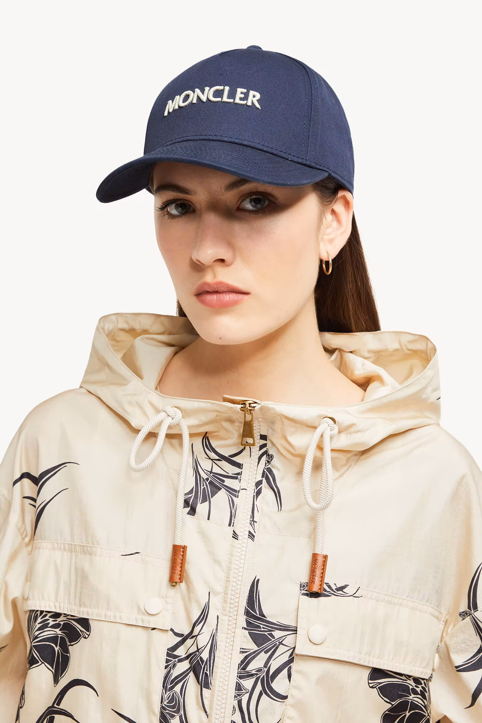 Embroidered Logo Gabardine Baseball Cap