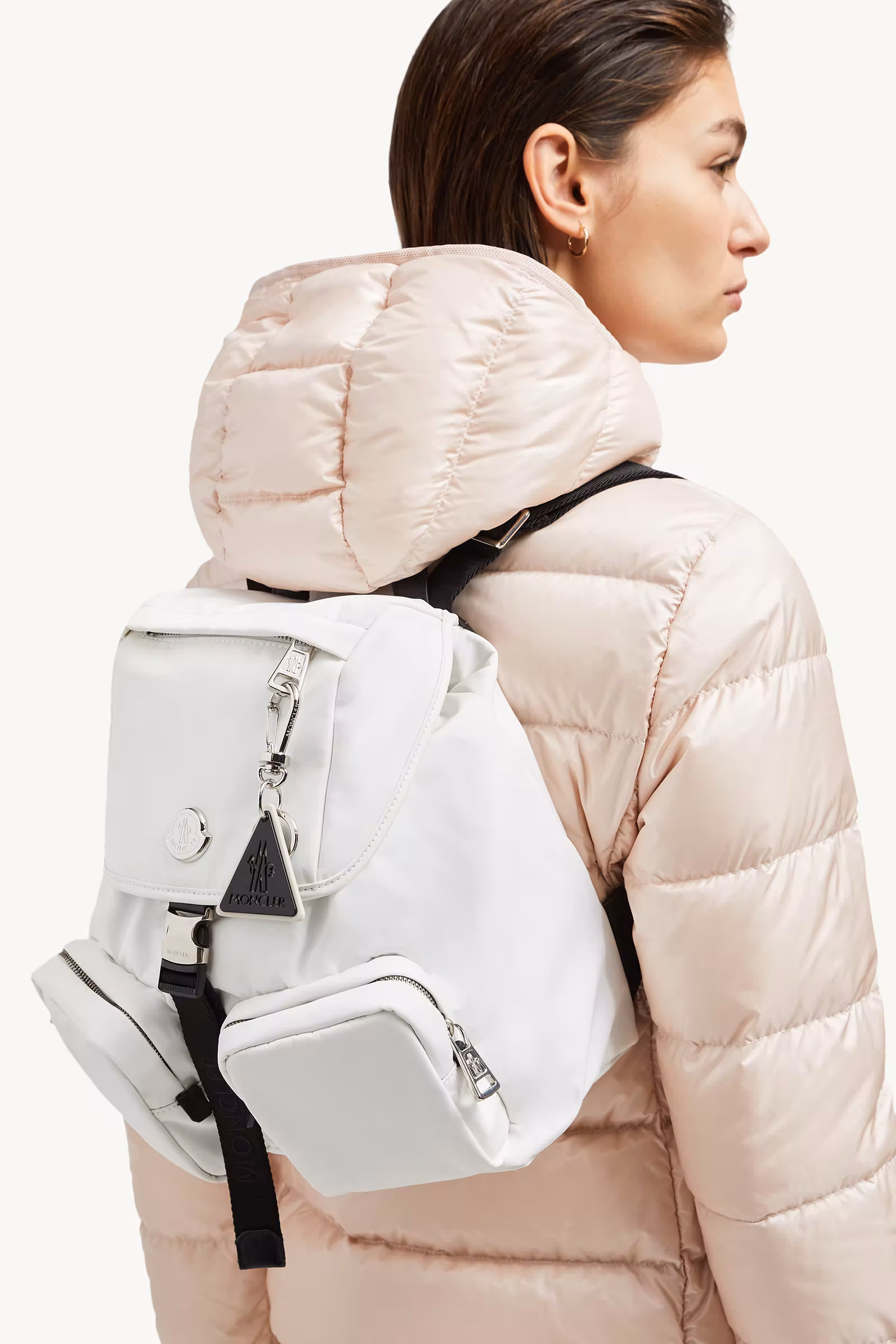 Logo Leather Key Ring