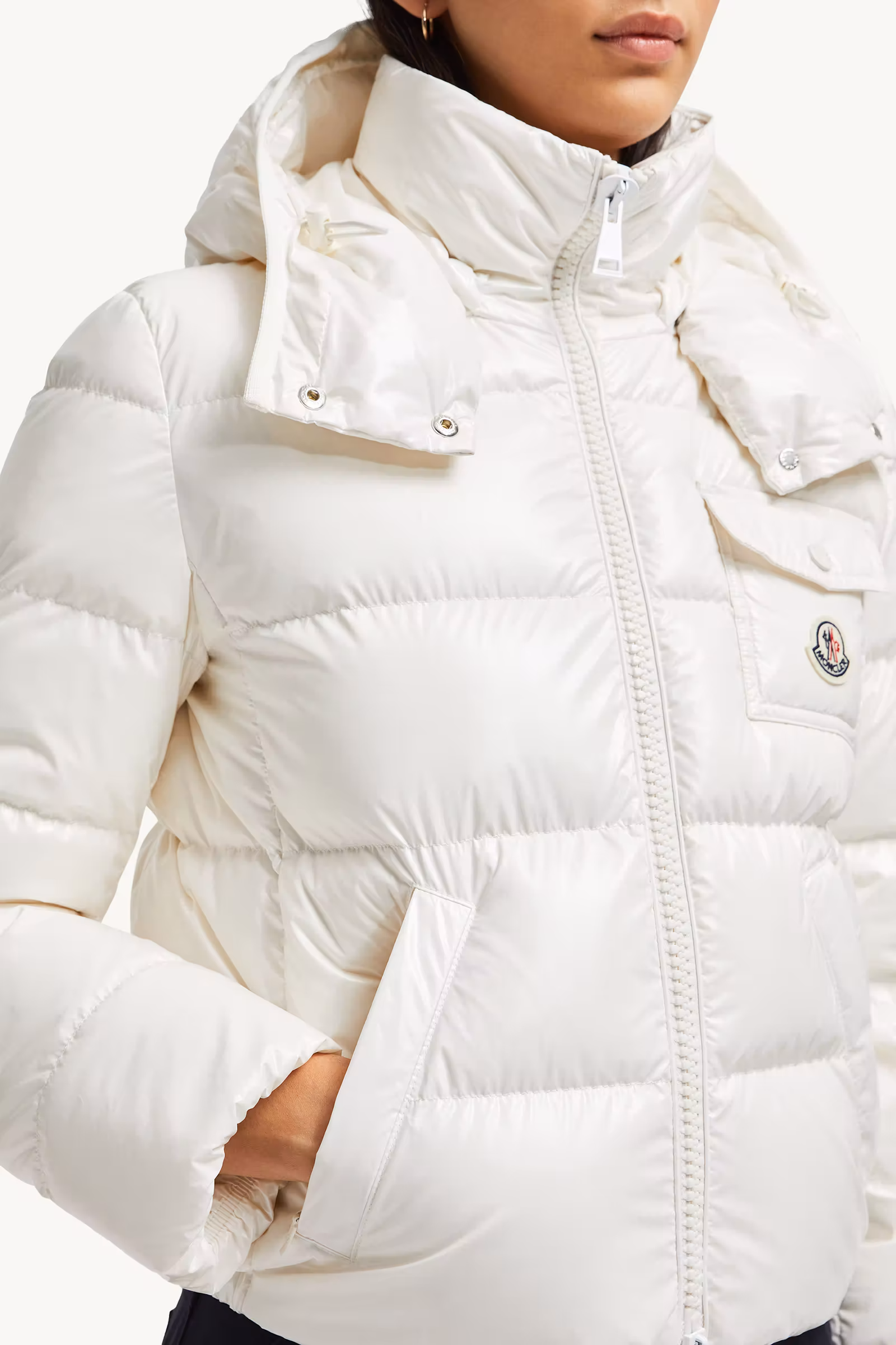 Andro Hooded Short Down Jacket