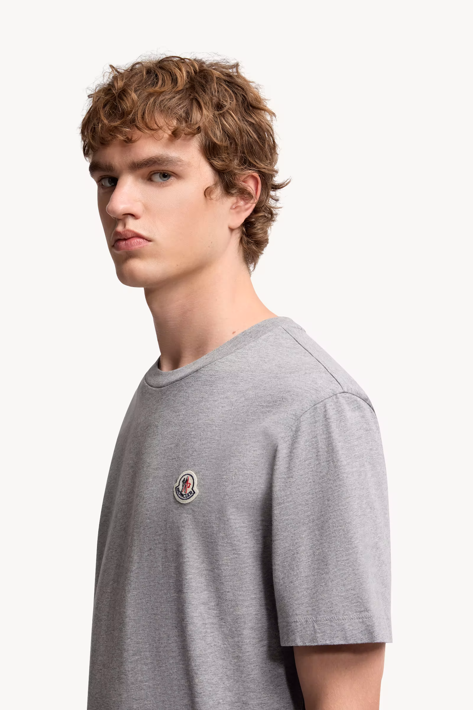 Logo Patch Cotton T-Shirt (Pack of Three)