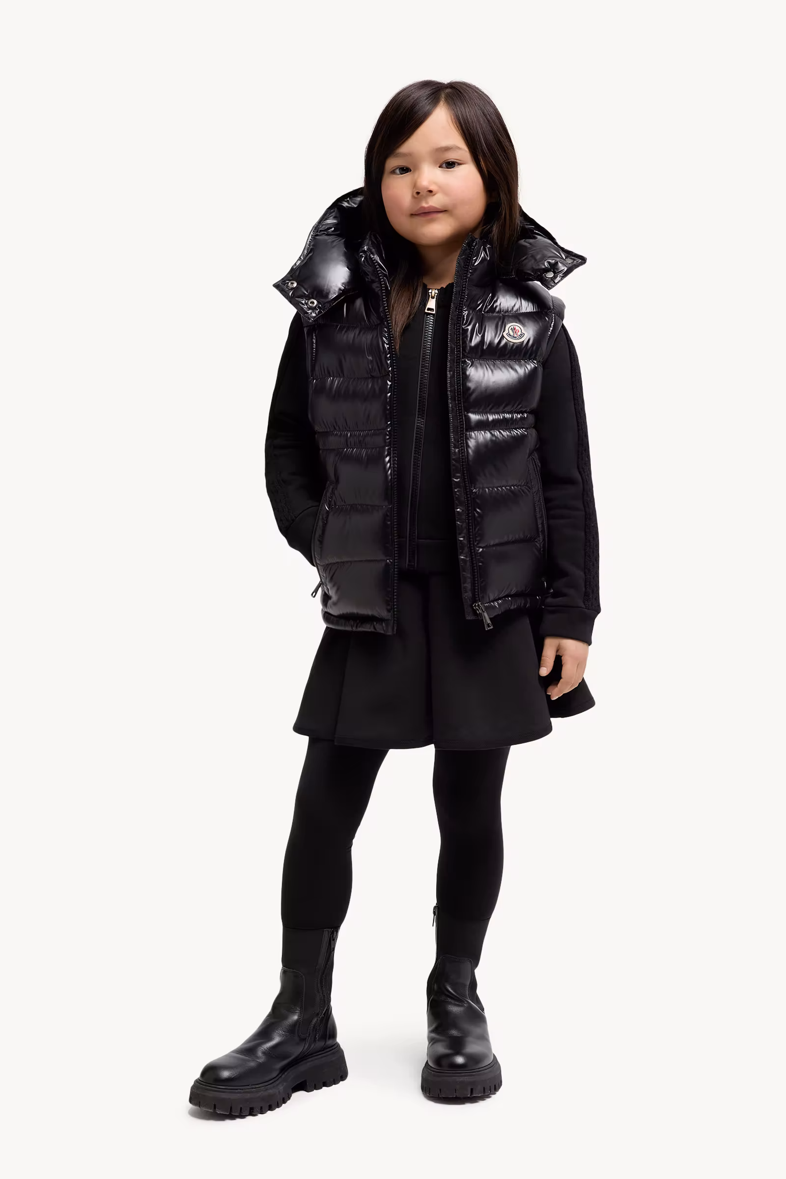 Flared Cotton Mini Skirt