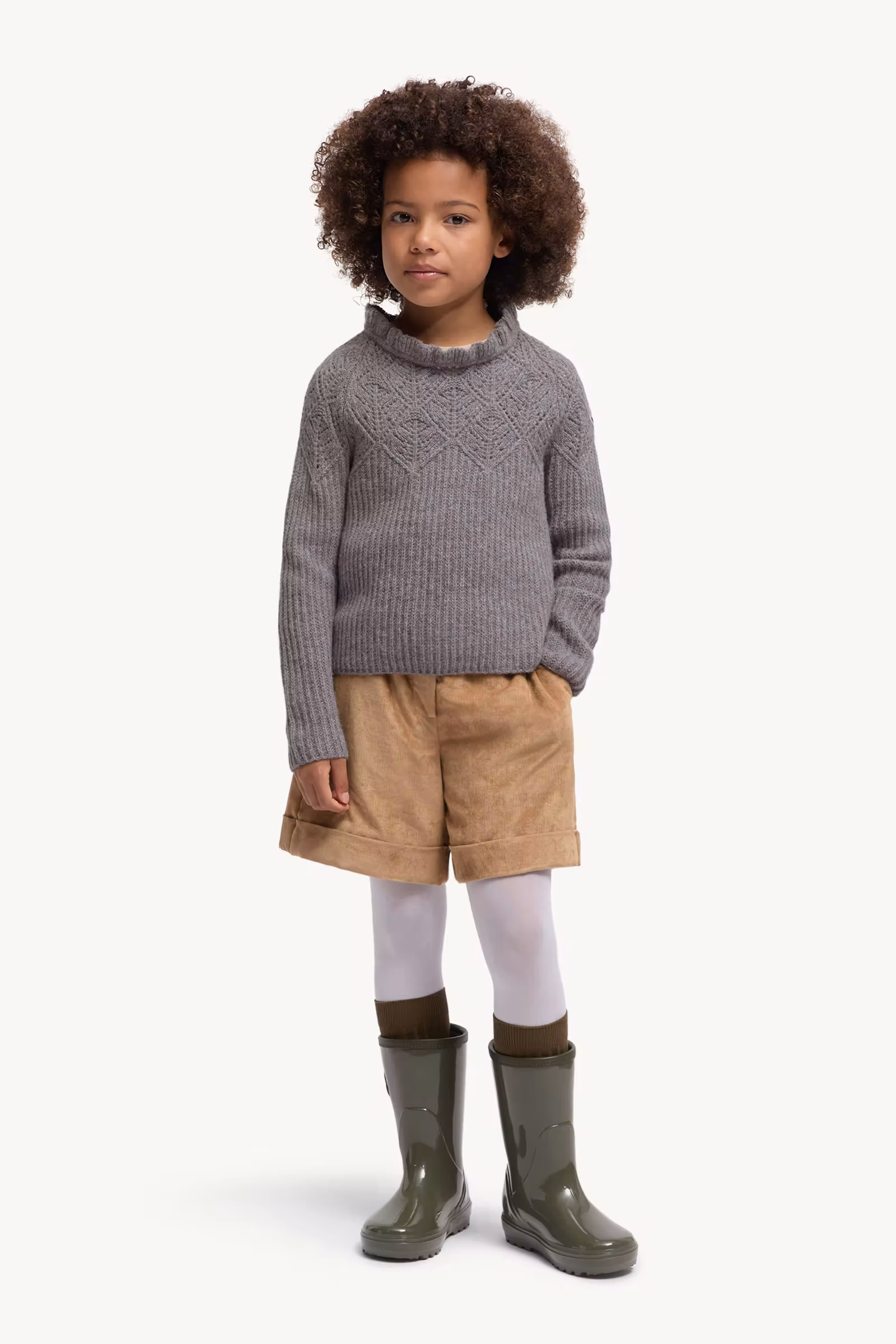 Ruffled Wool Sweater