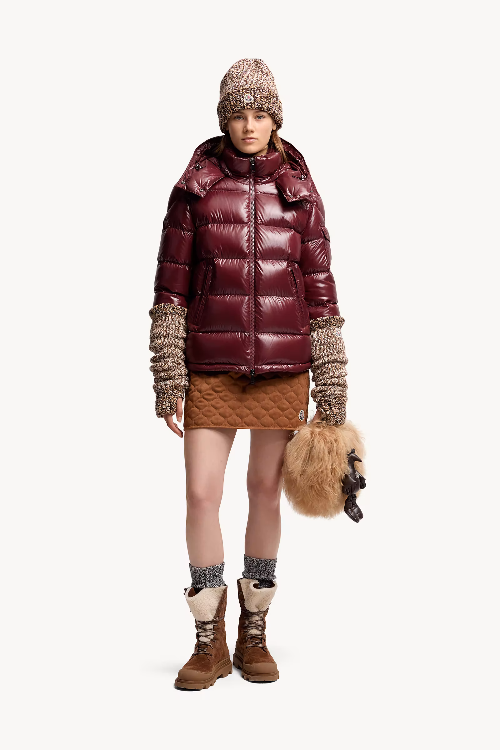 Maire Hooded Short Down Jacket