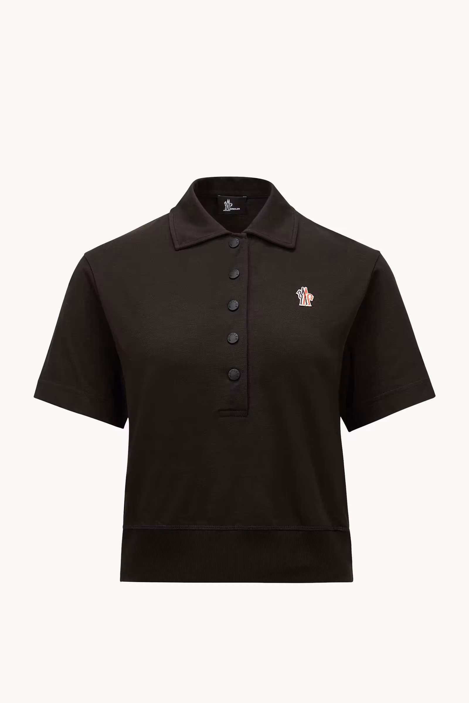 Logo Patch Cotton Polo Shirt