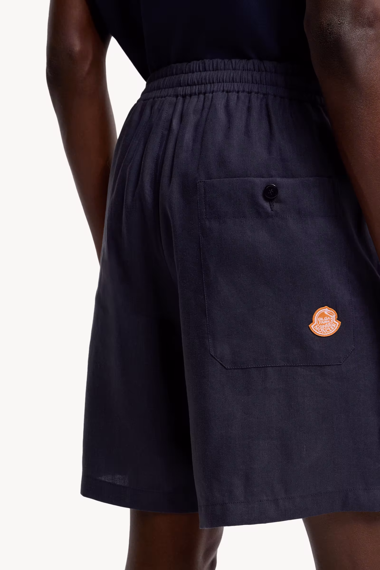 Moncler x Gilga Farm by Donald Glover Linen Blend Shorts