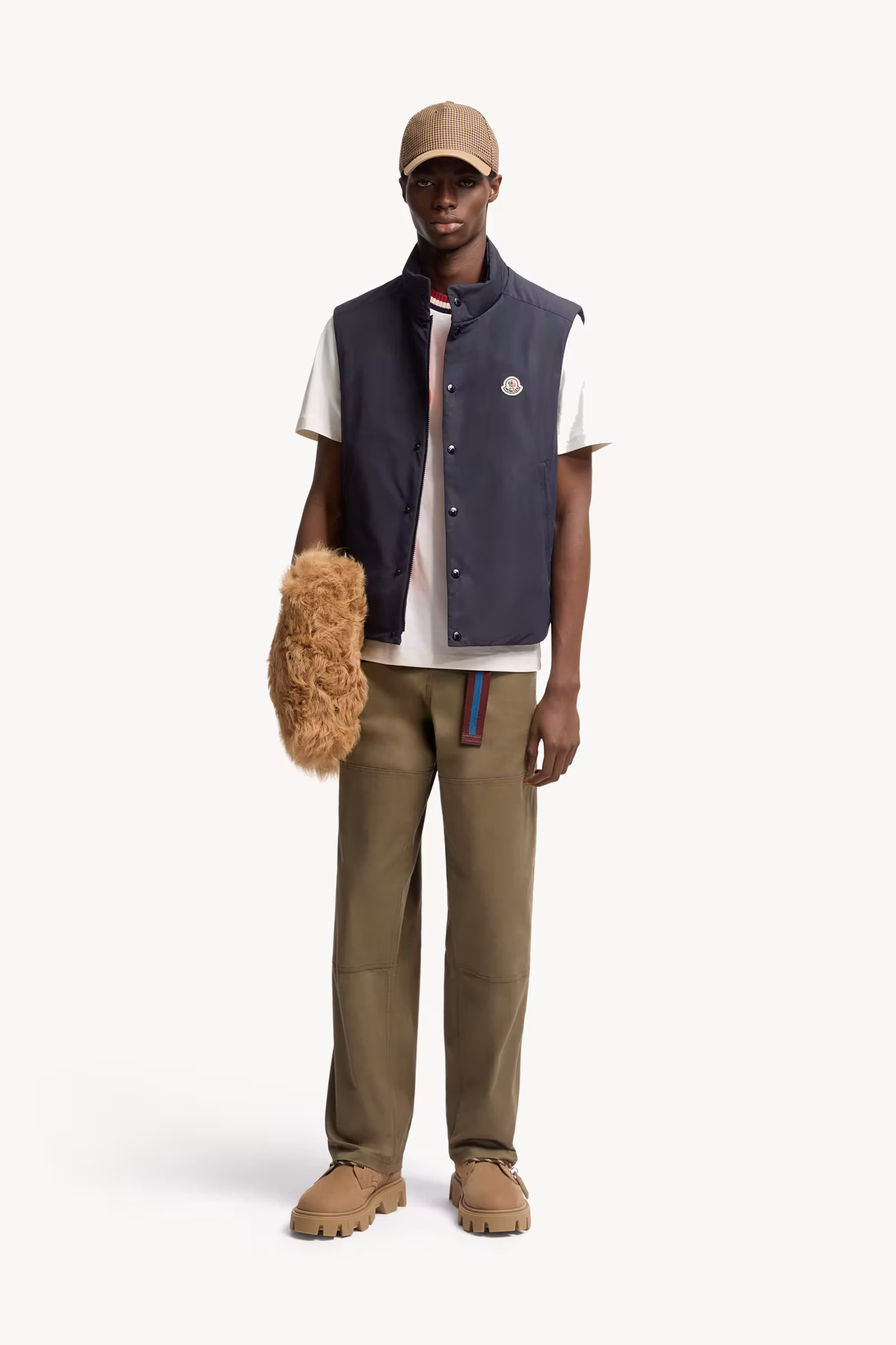 Embroidered Logo Cotton T-Shirt