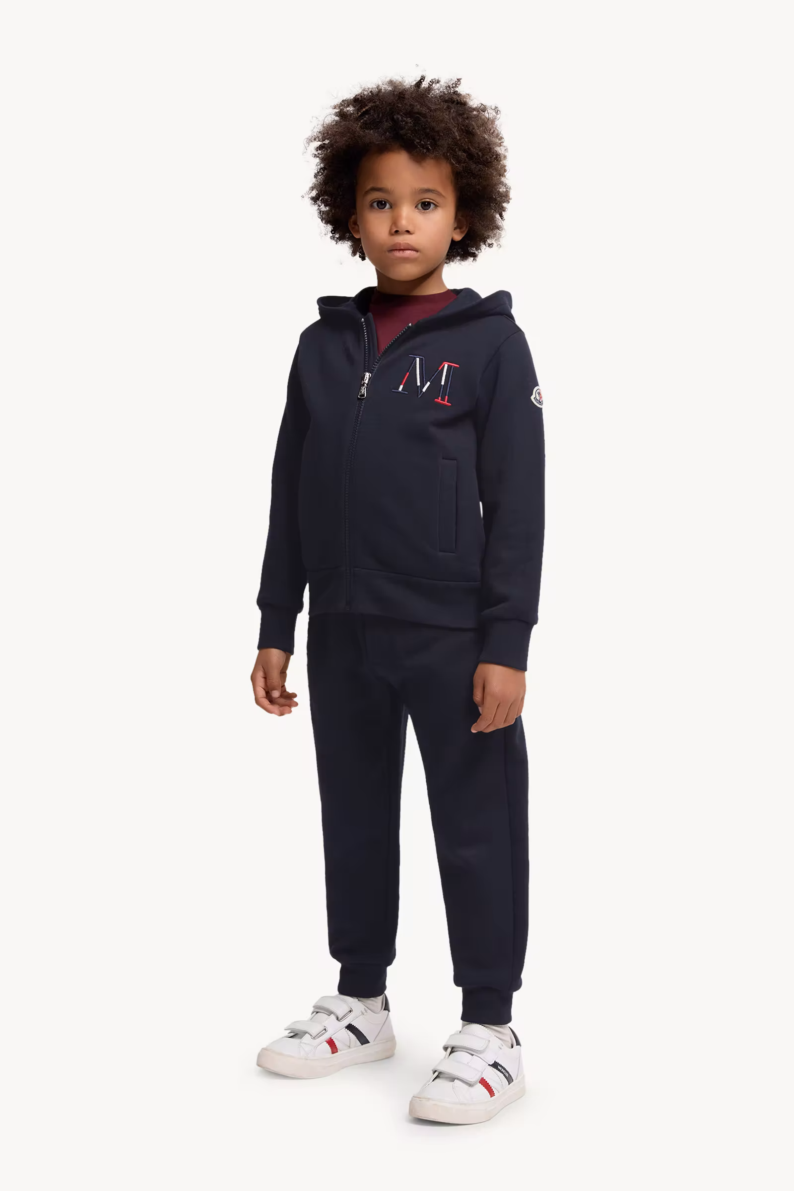 Embroidered Logo Cotton Sweatsuit Set