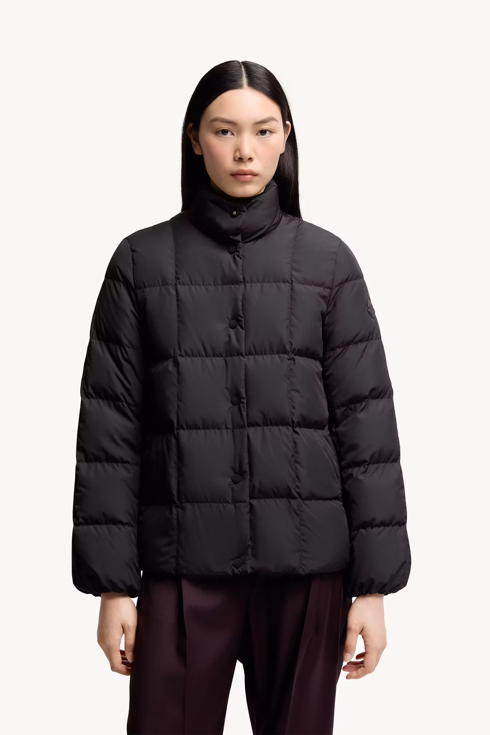 Cochevinne Square-Quilted Short Down Jacket