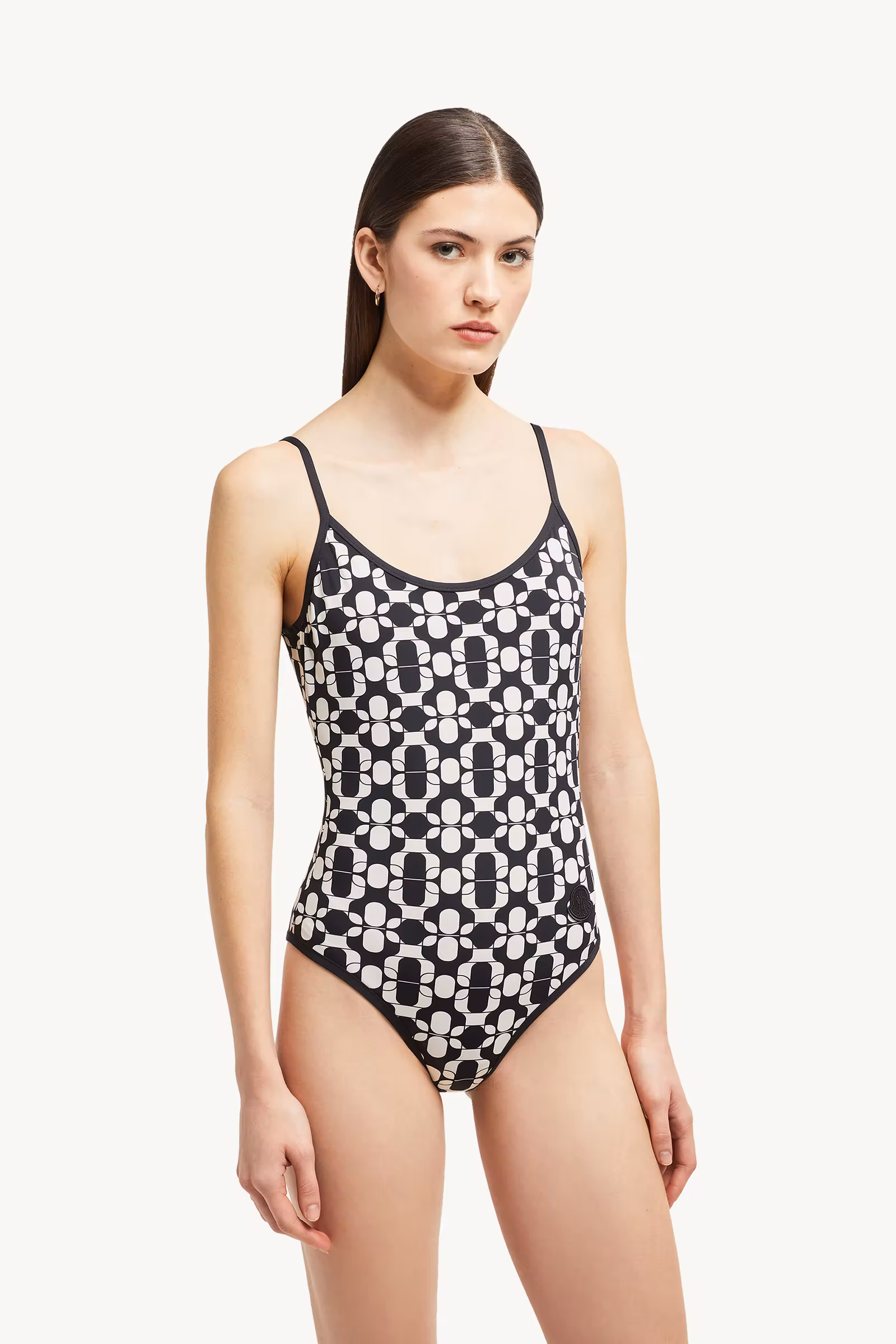 Geometric Print Swimsuit