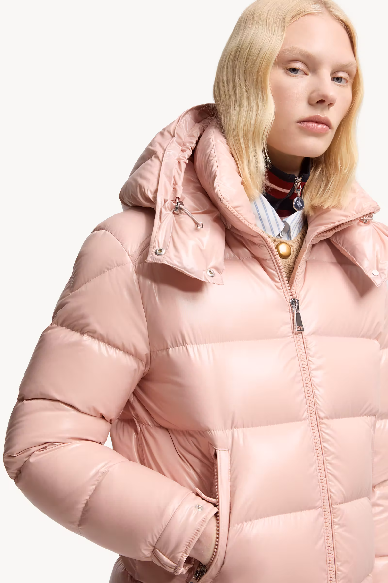 Maire Hooded Short Down Jacket