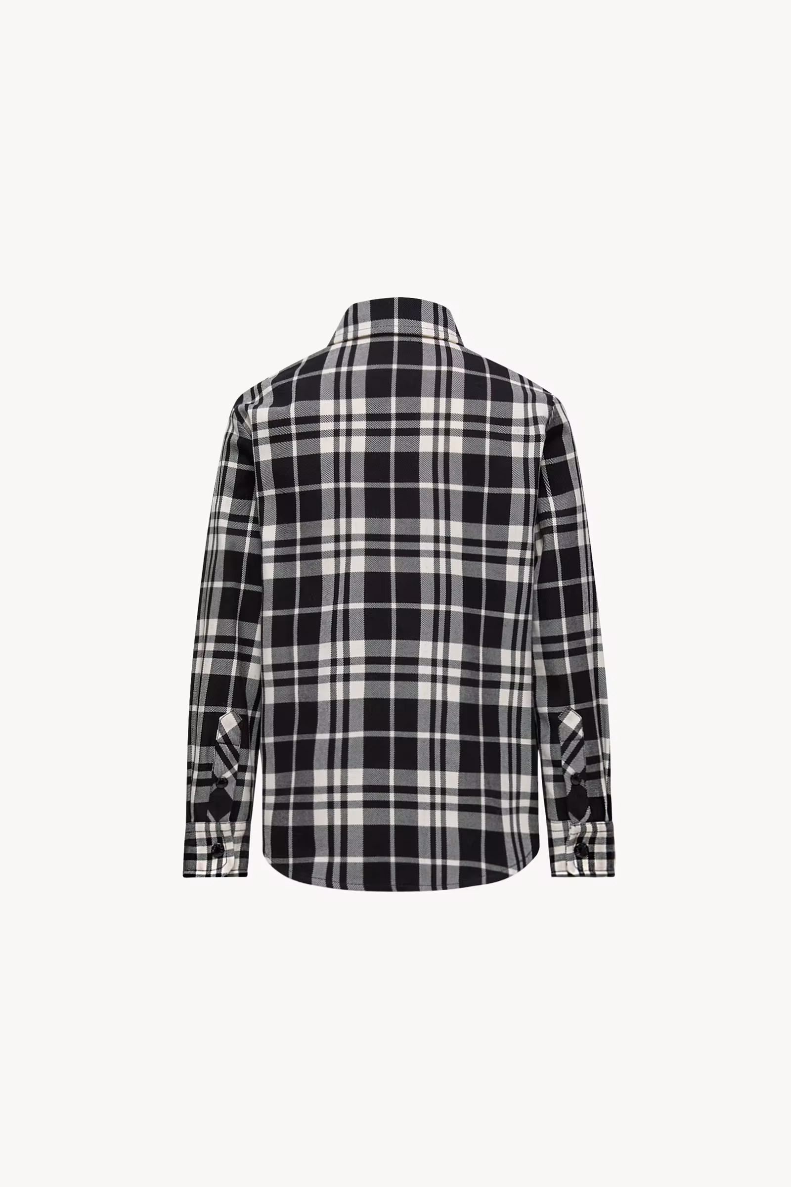Checked Cotton Shirt with Pocket
