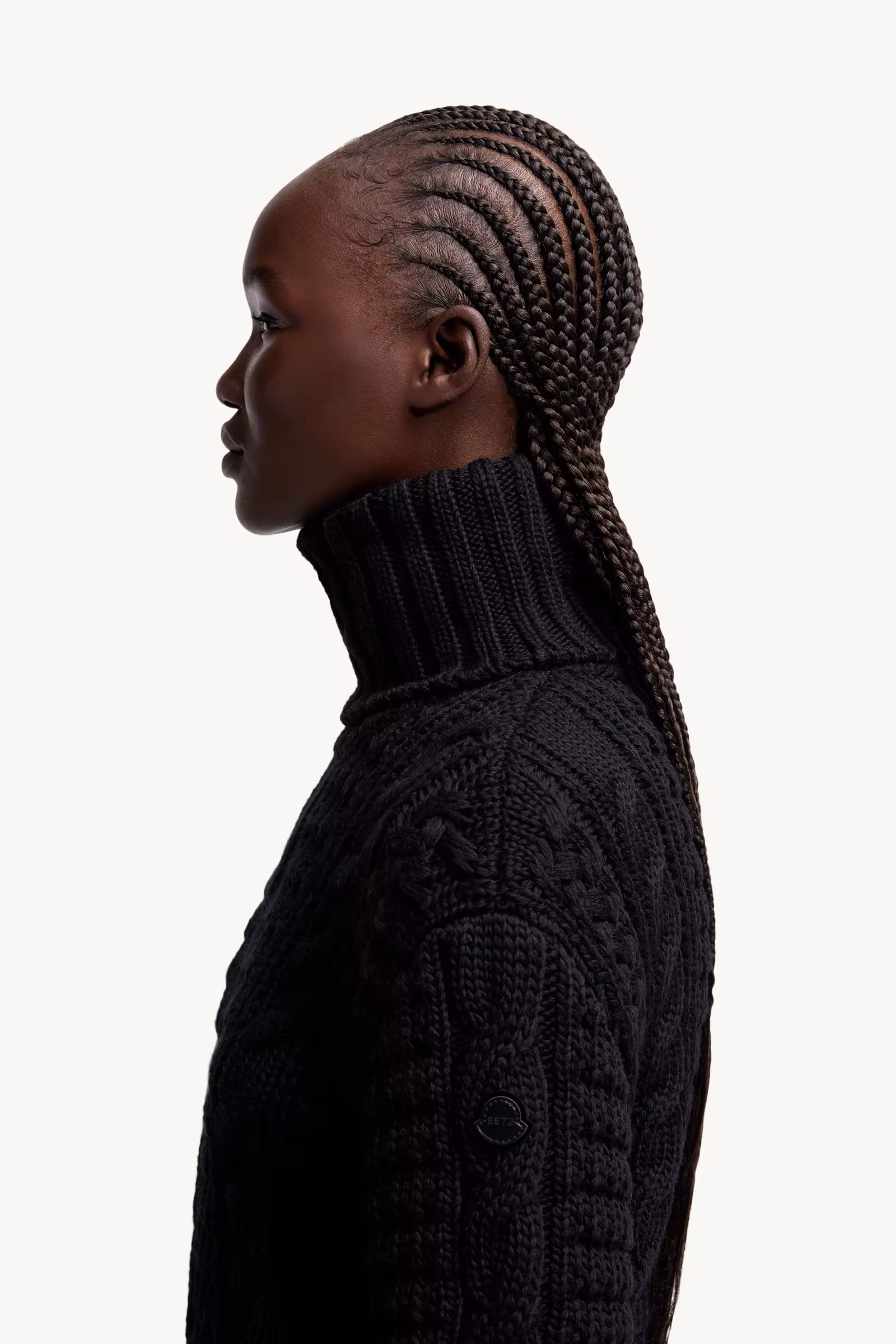 Moncler x EE72 by Edward Enninful Wool Turtleneck Sweater