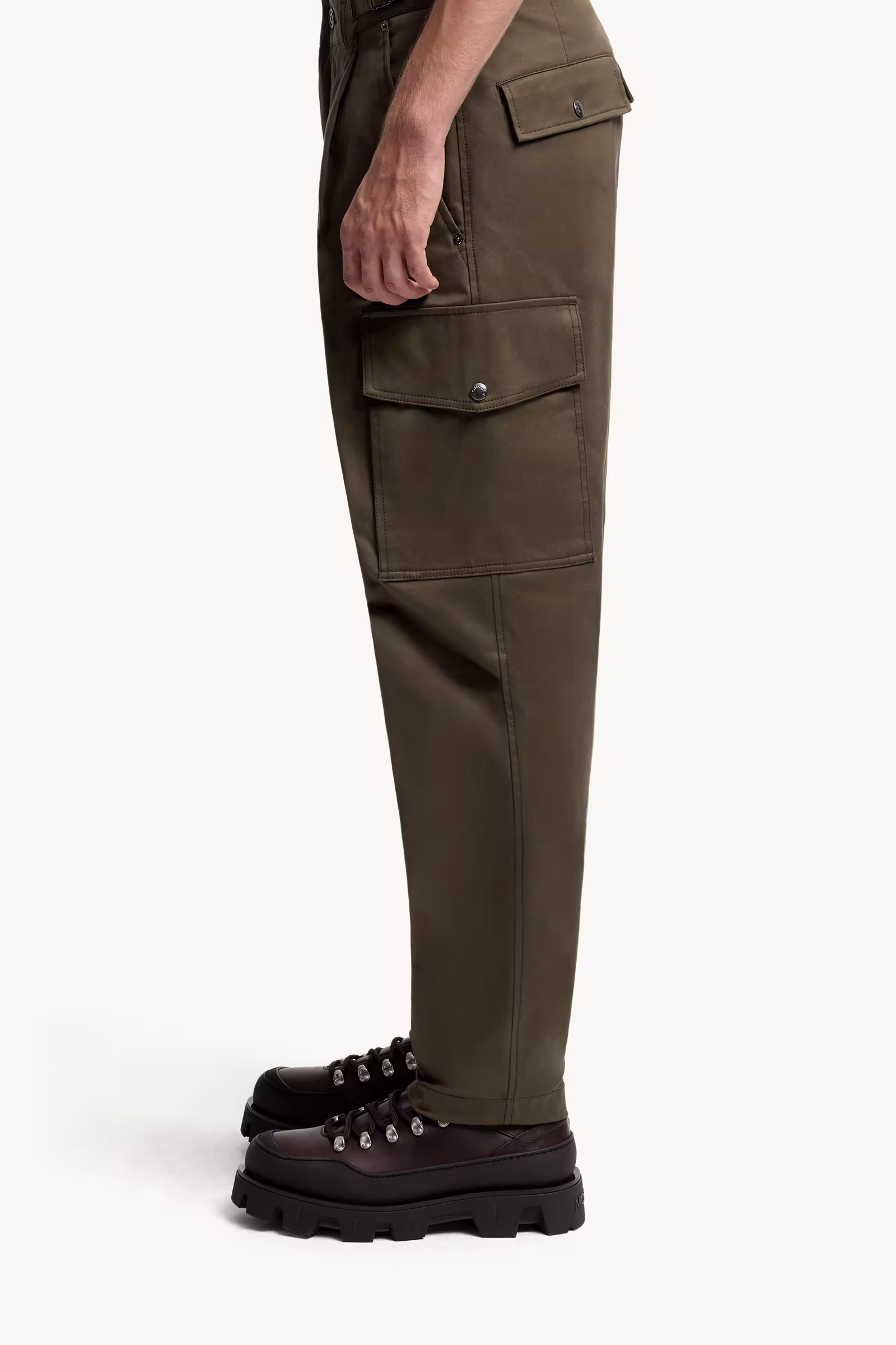 Cotton Gabardine Cargo Pants