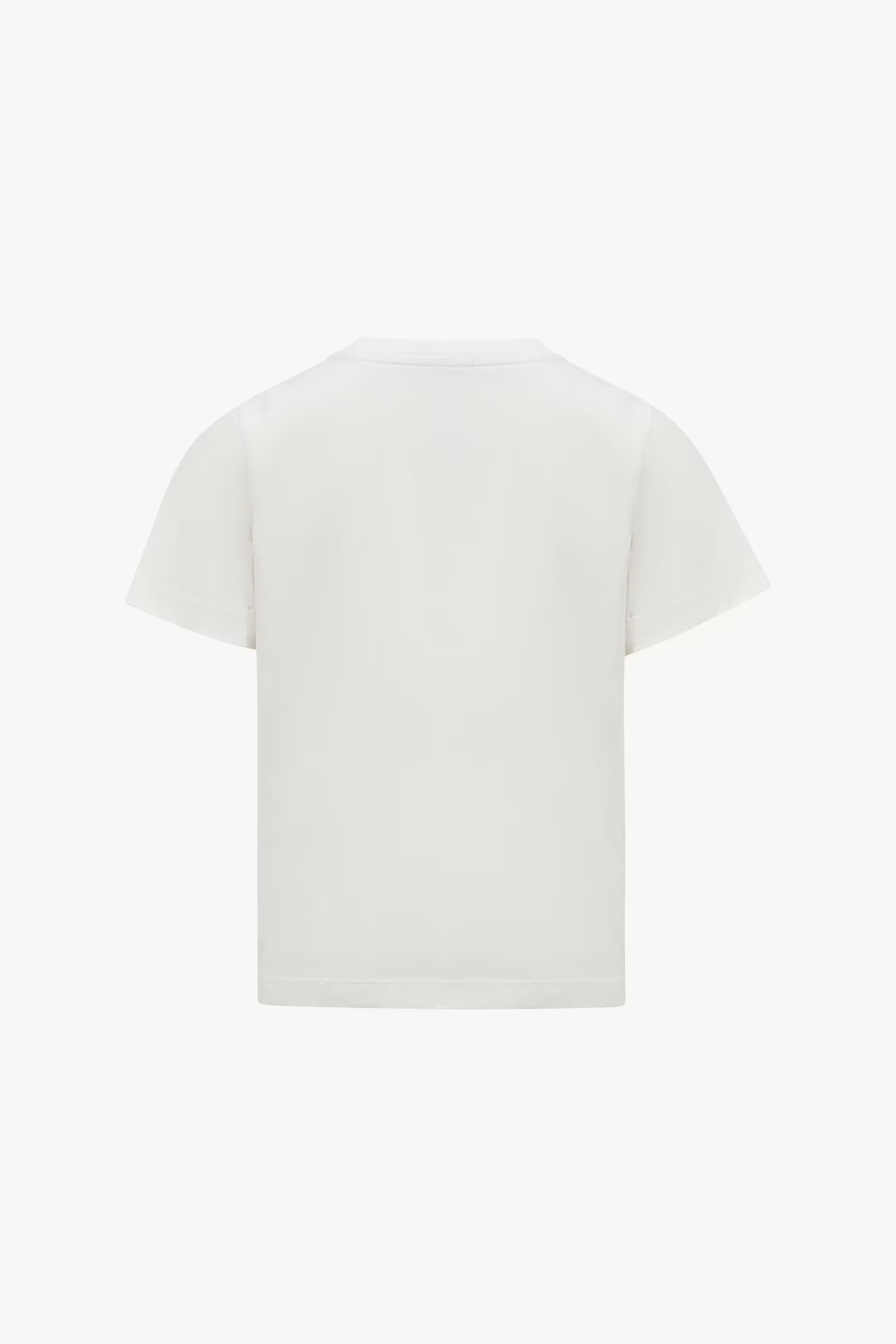 Embroidered Shark Motif Cotton Jersey T-Shirt