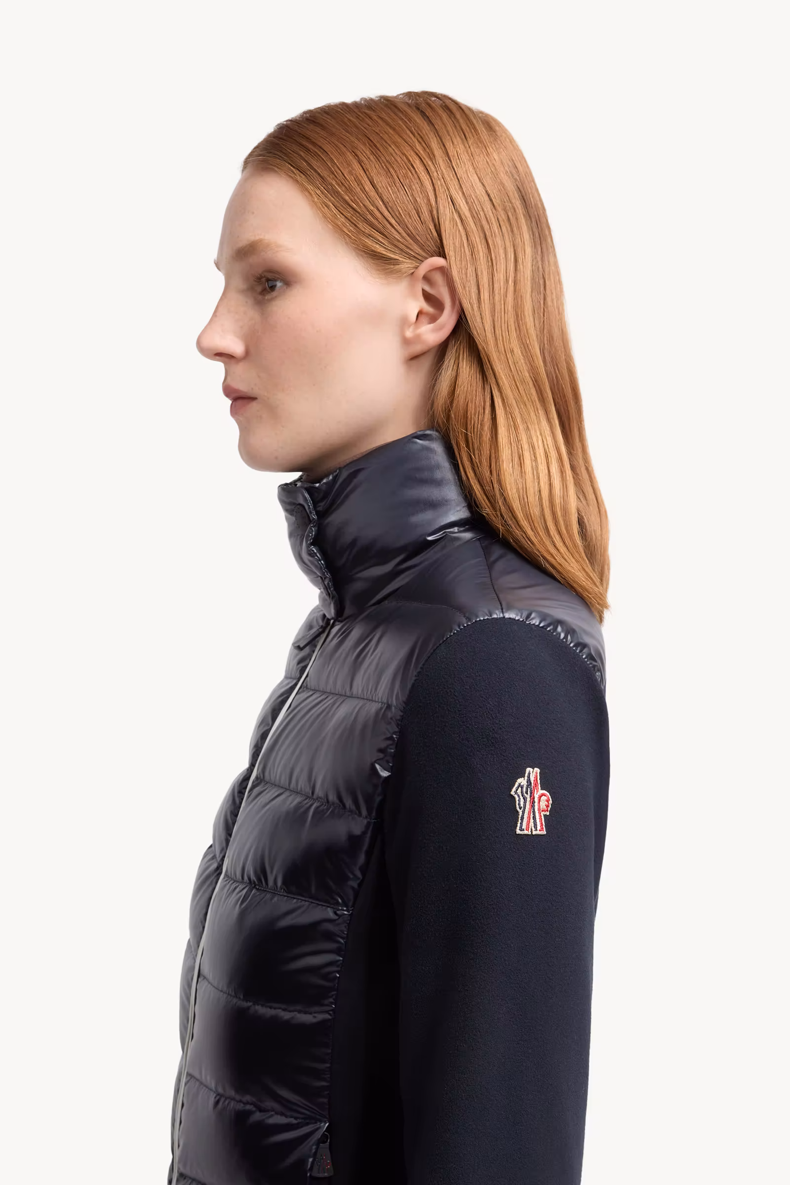 Padded Zip-Up Sweatshirt