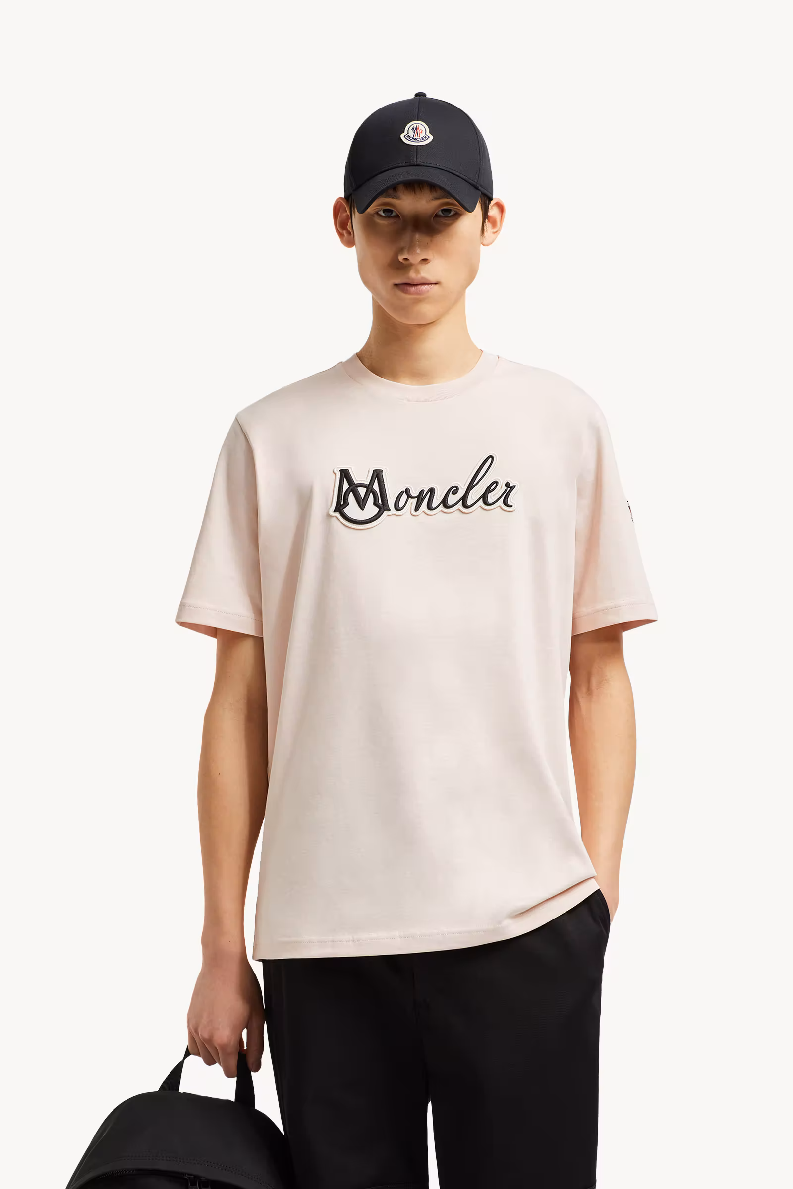 Embroidered Varsity Logo Cotton T-shirt