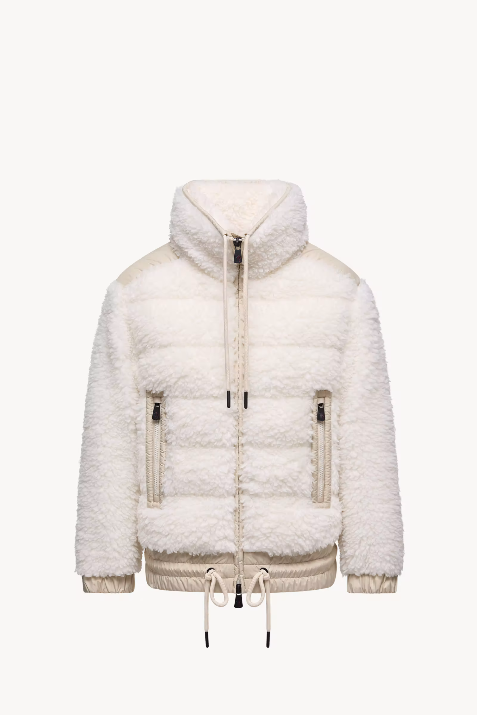 Padded Teddy Zip-Up Cardigan