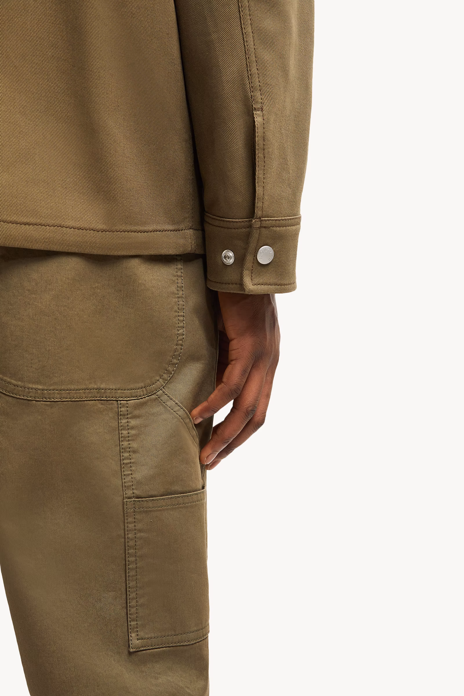 Guerledan Hooded Cotton Shirt Jacket