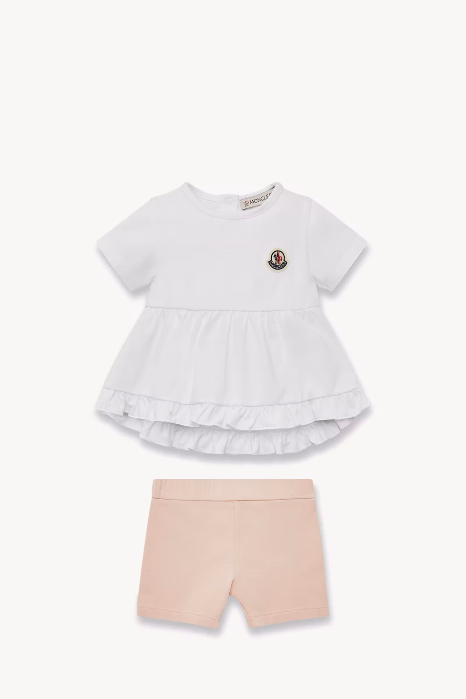 Ruffle-Trimmed Cotton Set