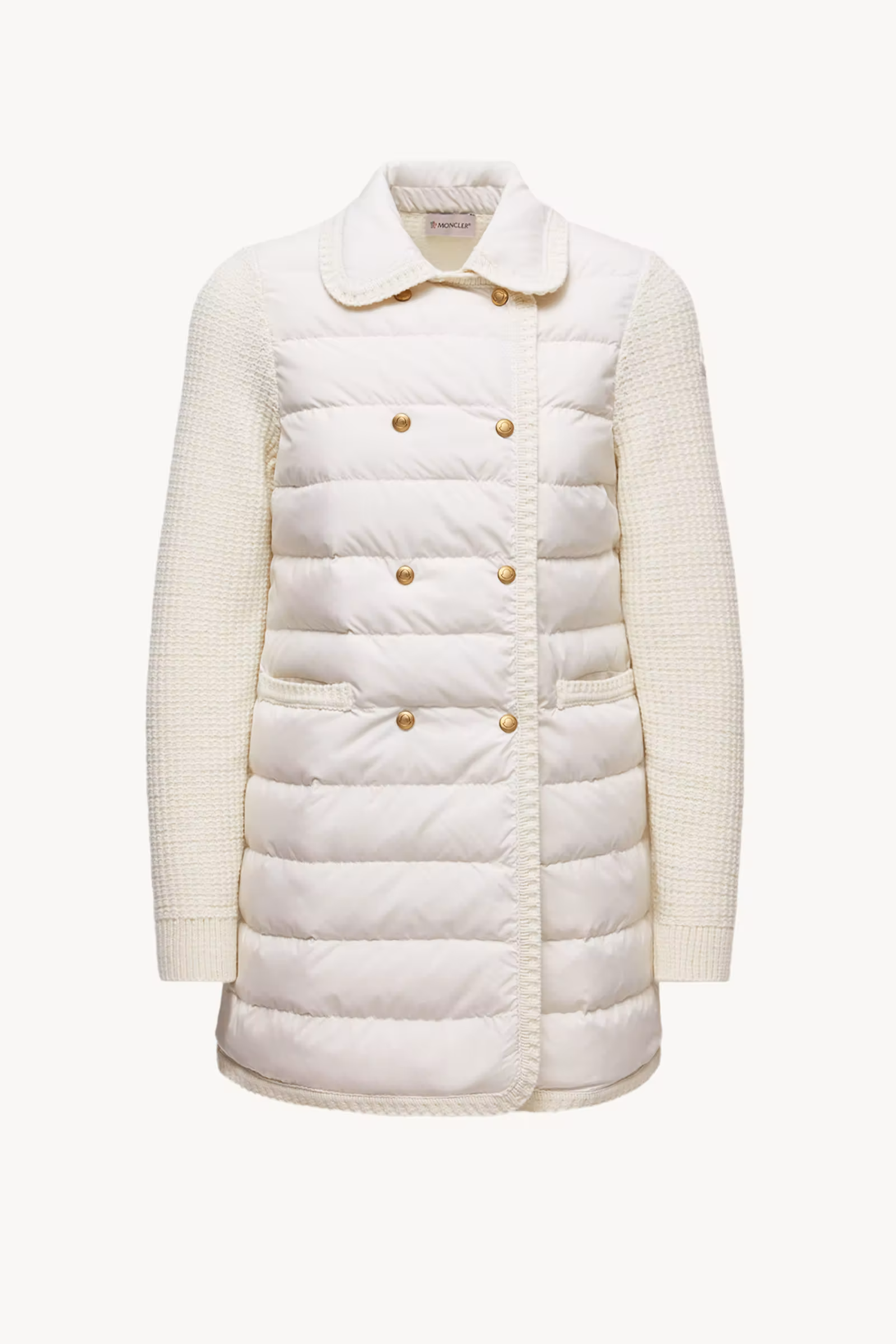 Wool & Cashmere Padded Cardigan