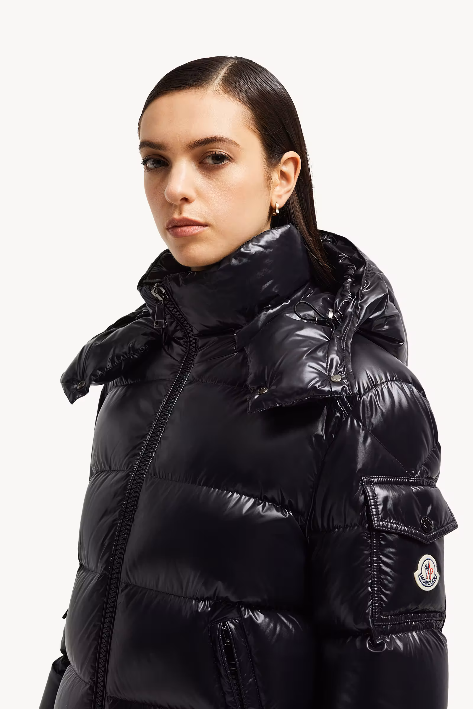 Maire Hooded Short Down Jacket