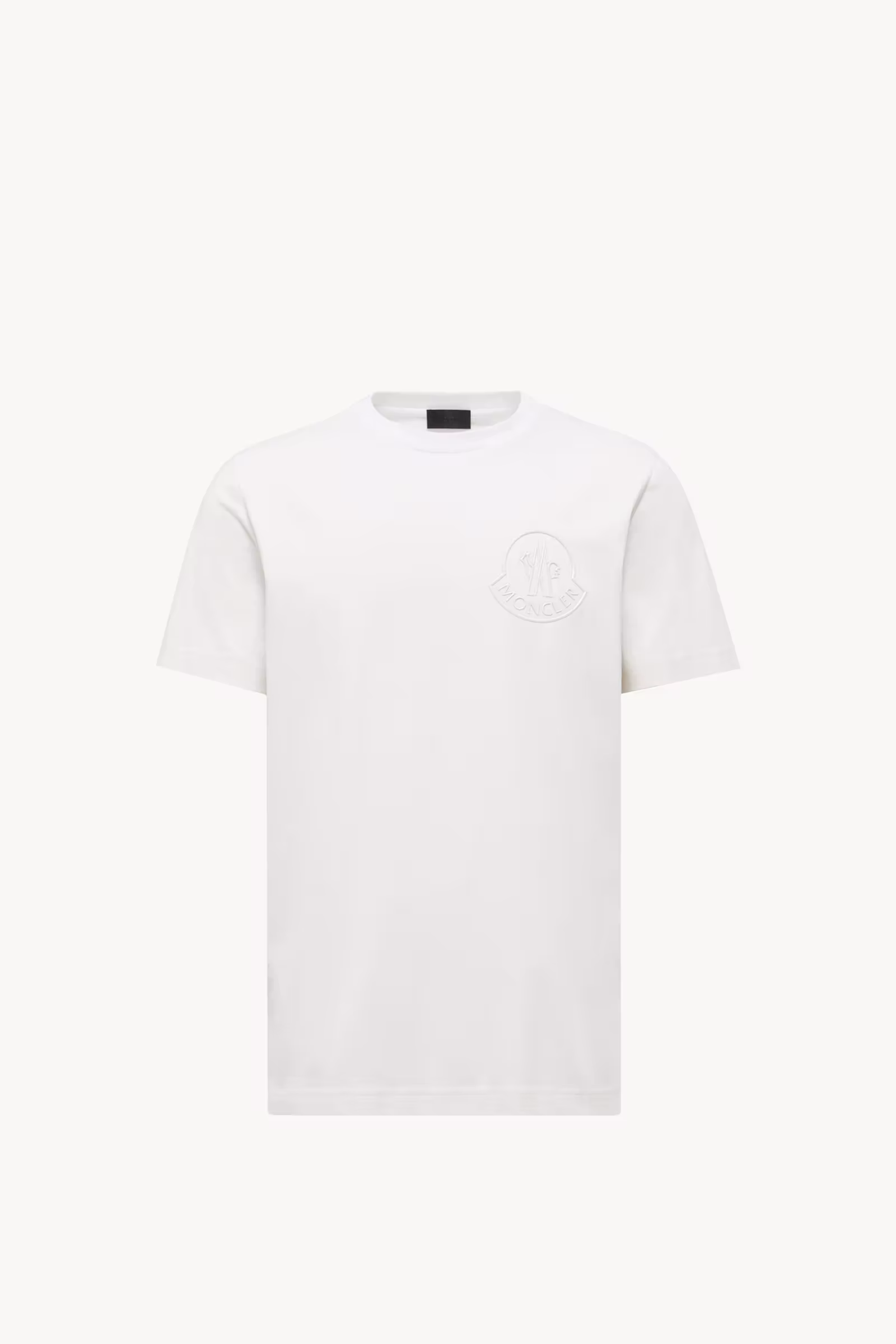 Three-Dimensional Logo Cotton T-Shirt