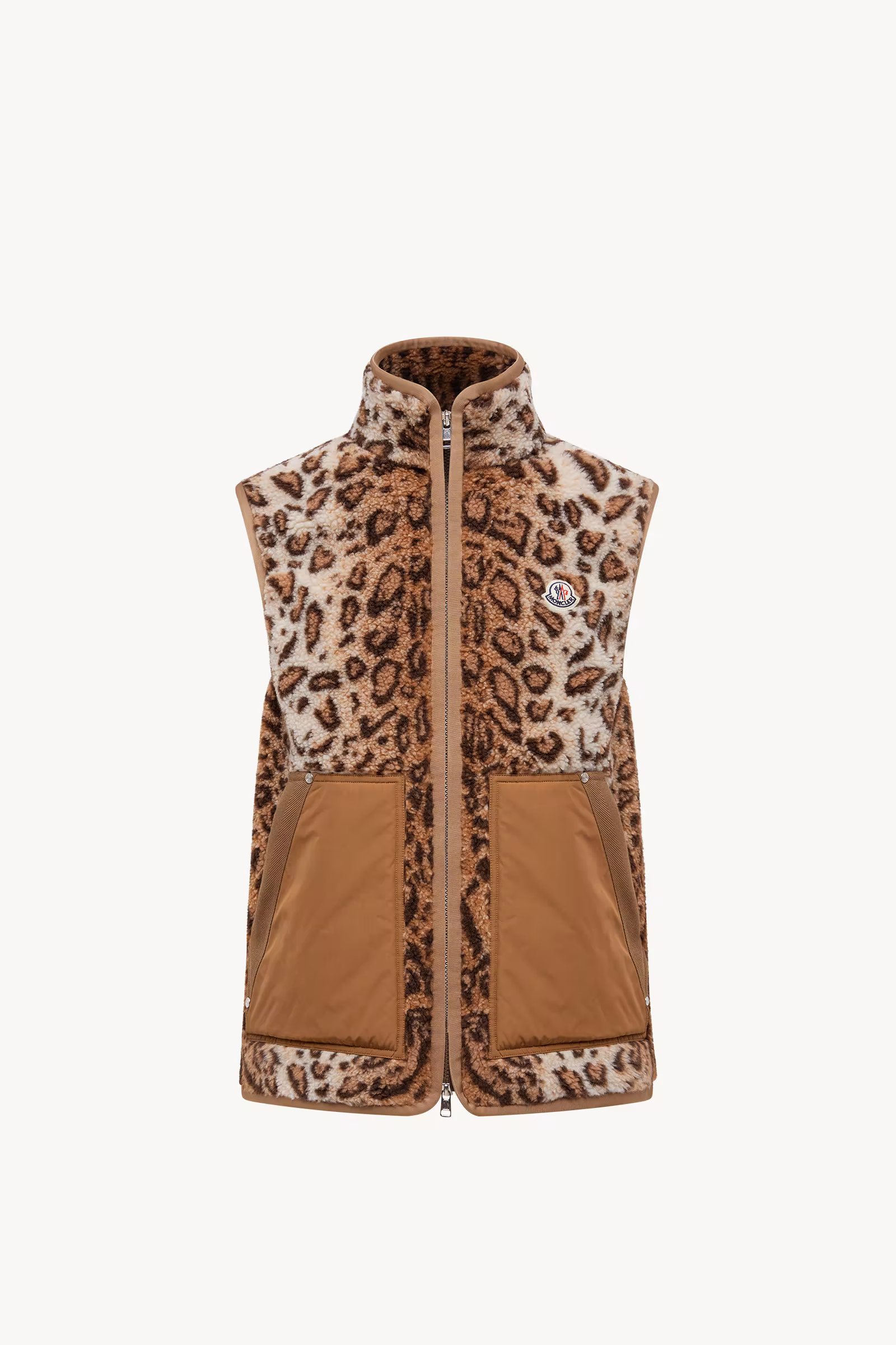 Wool Blend Teddy Zip-Up Vest