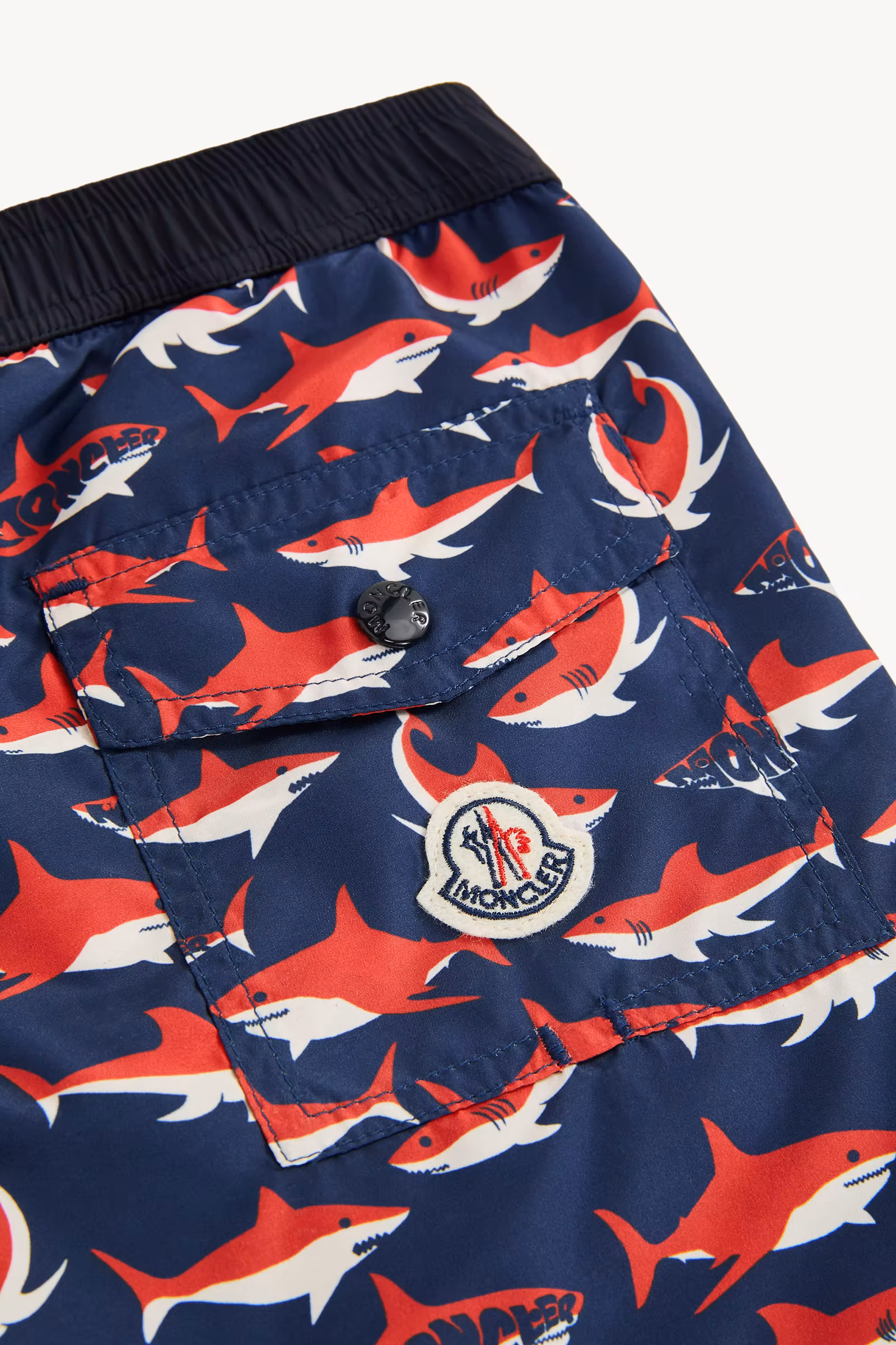 Shark Print Swim Shorts