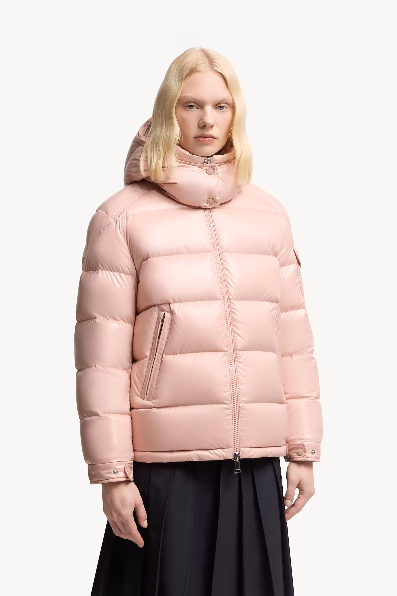 Maire Hooded Short Down Jacket