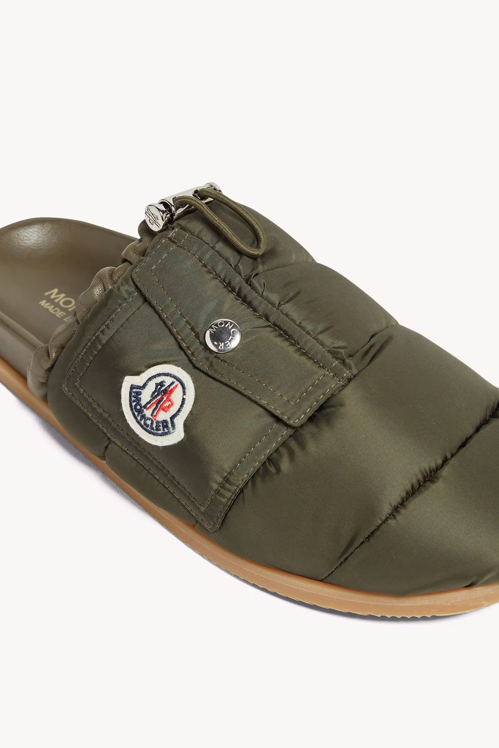 Mon Pocket Padded Leather Mules