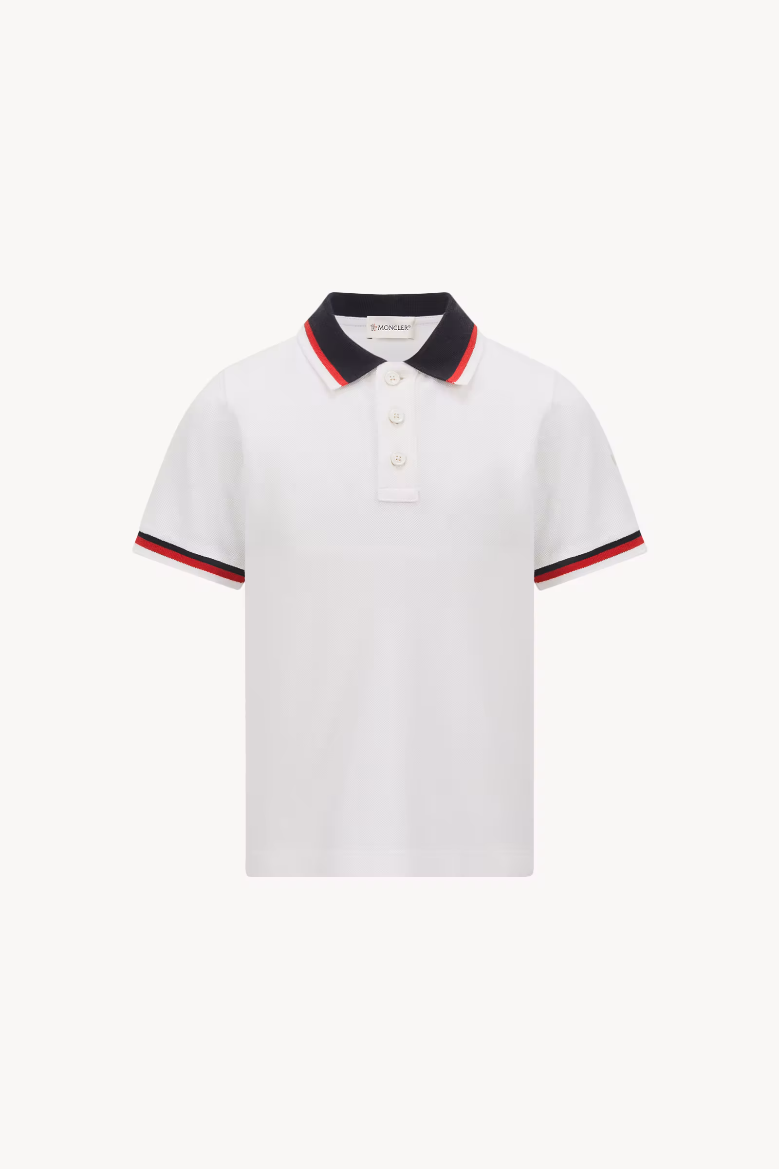 Tricolor-Trimmed Cotton Polo Shirt
