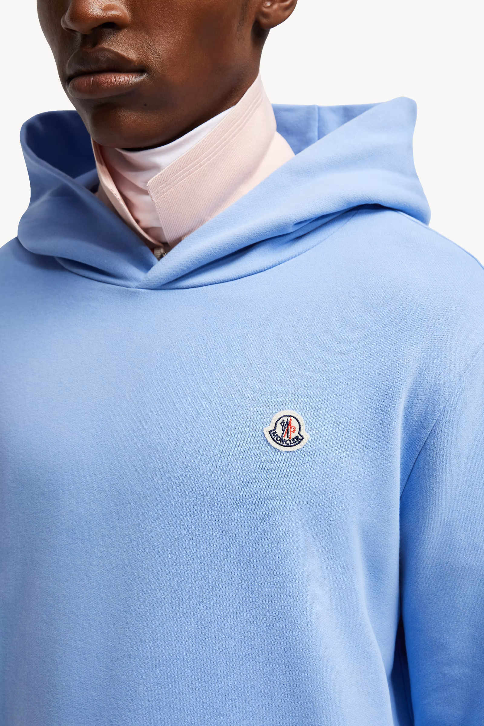 Logo Patch Cotton Hoodie