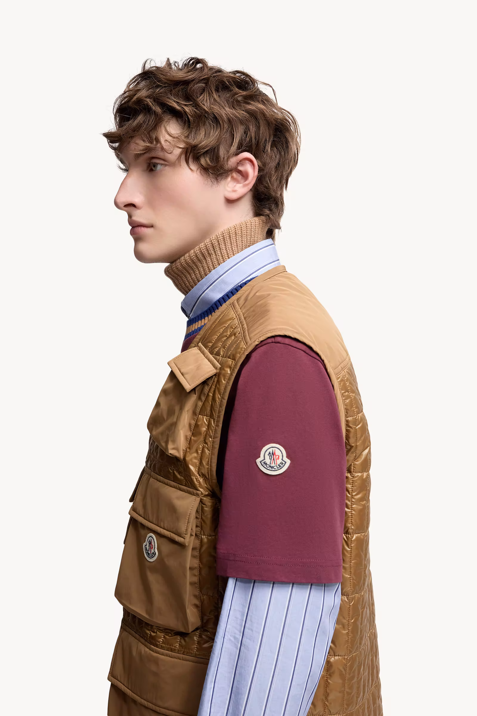 Ytise Vertical-Quilted Padded Vest