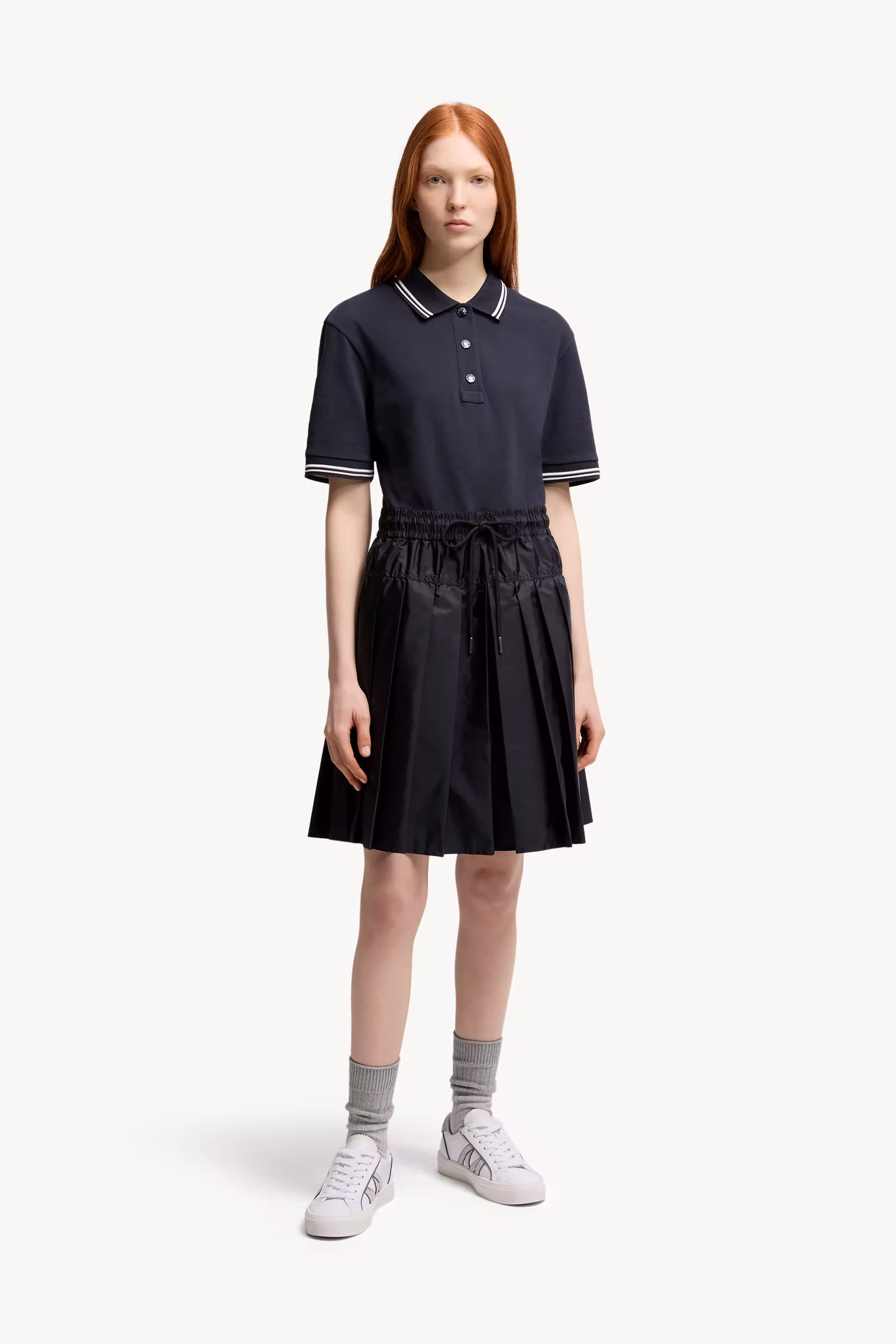 Cotton Piquet Polo Shirt Dress