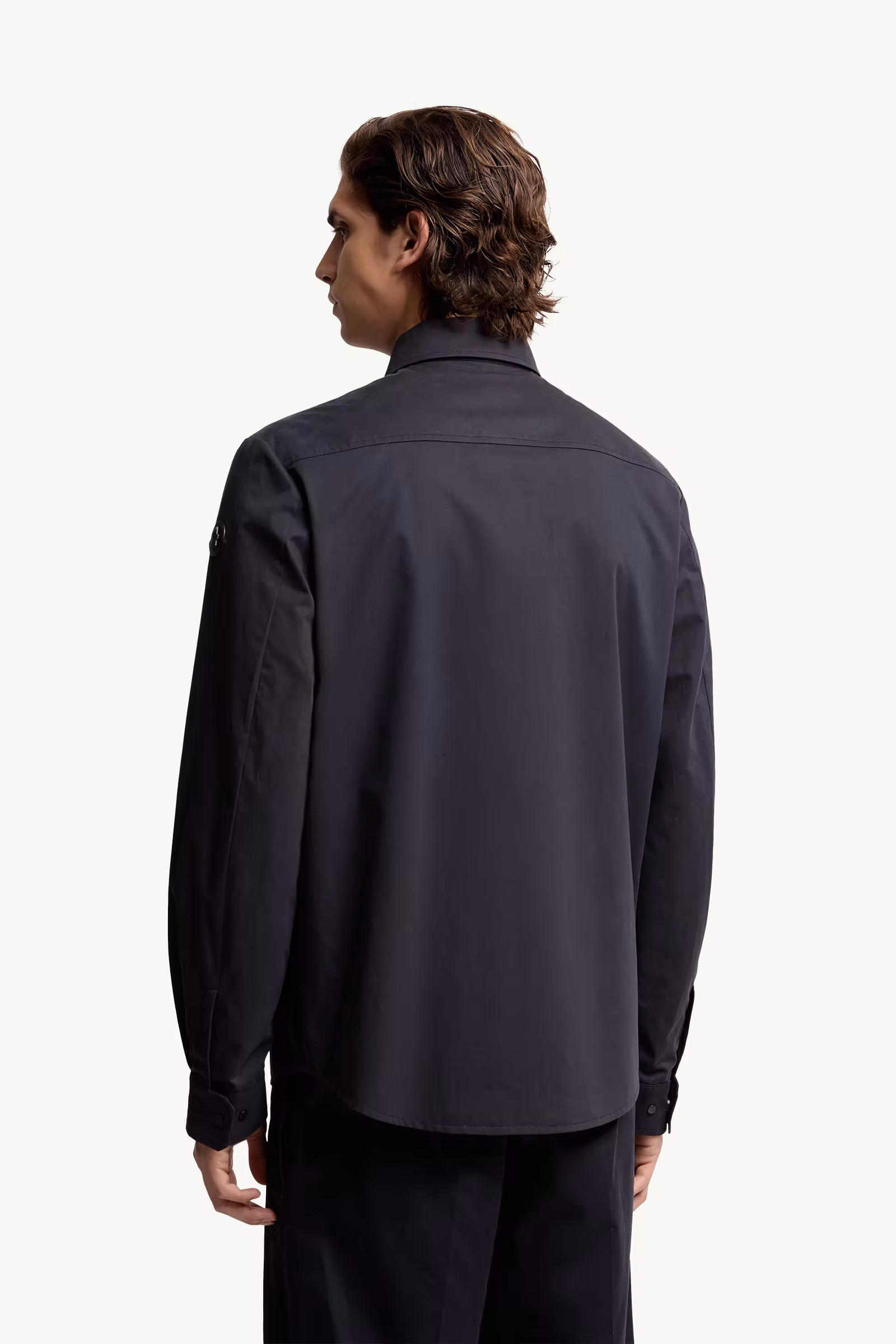Cotton Gabardine Long Sleeve Shirt