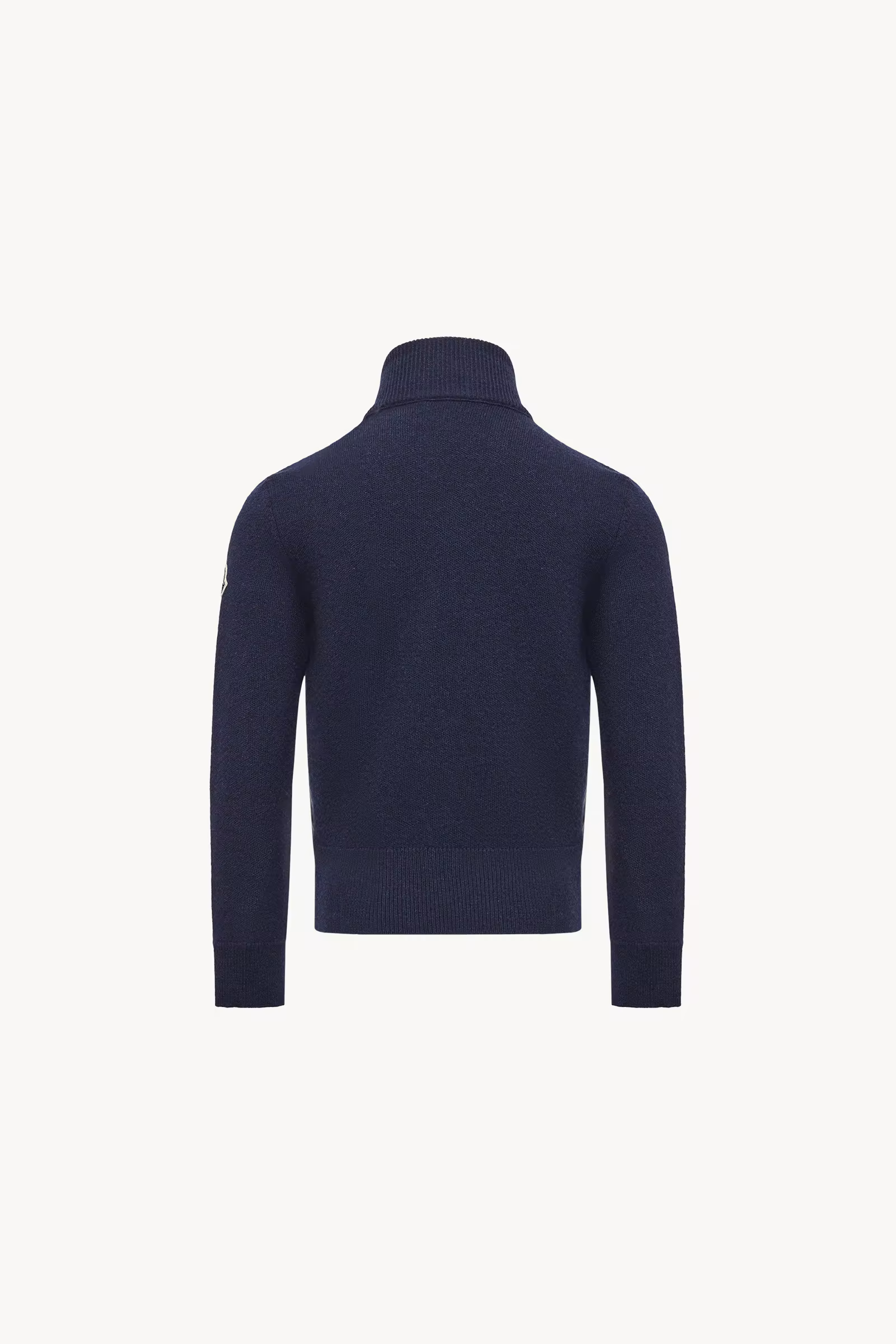 Padded Wool Zip-Up Cardigan