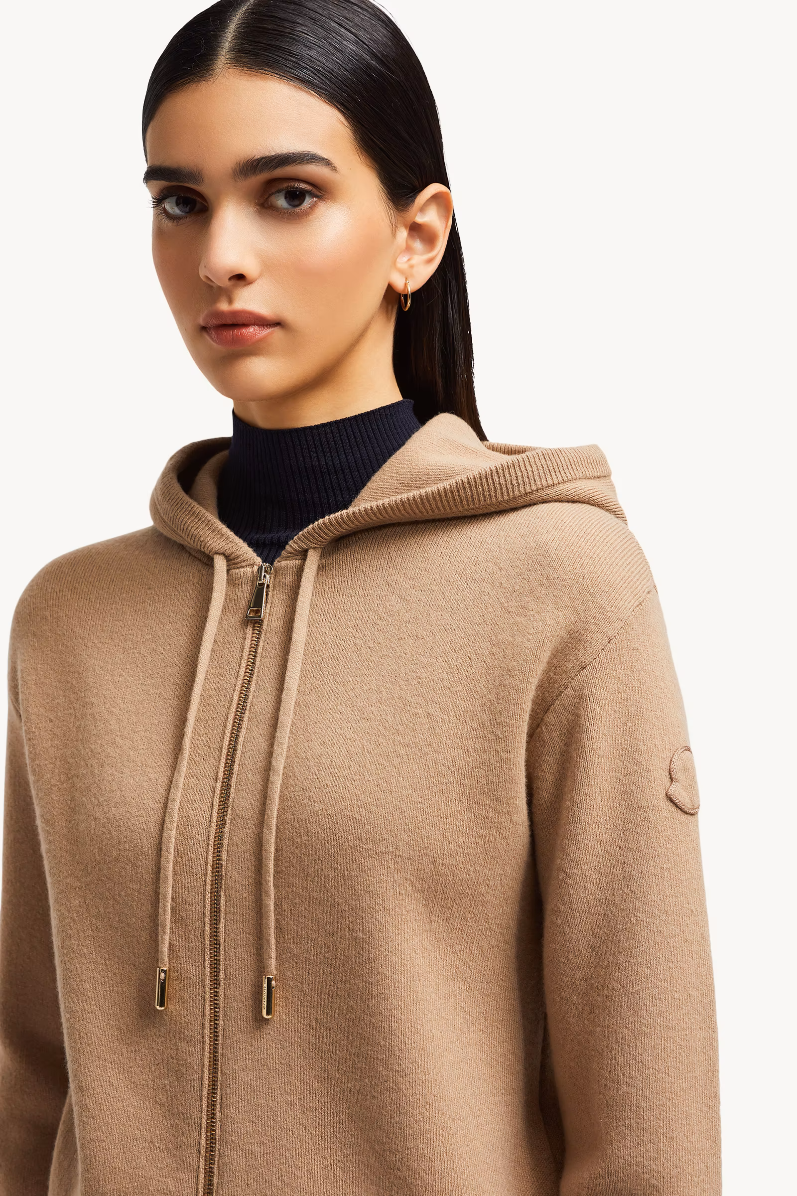 Wool & Cashmere Zip-Up Hoodie