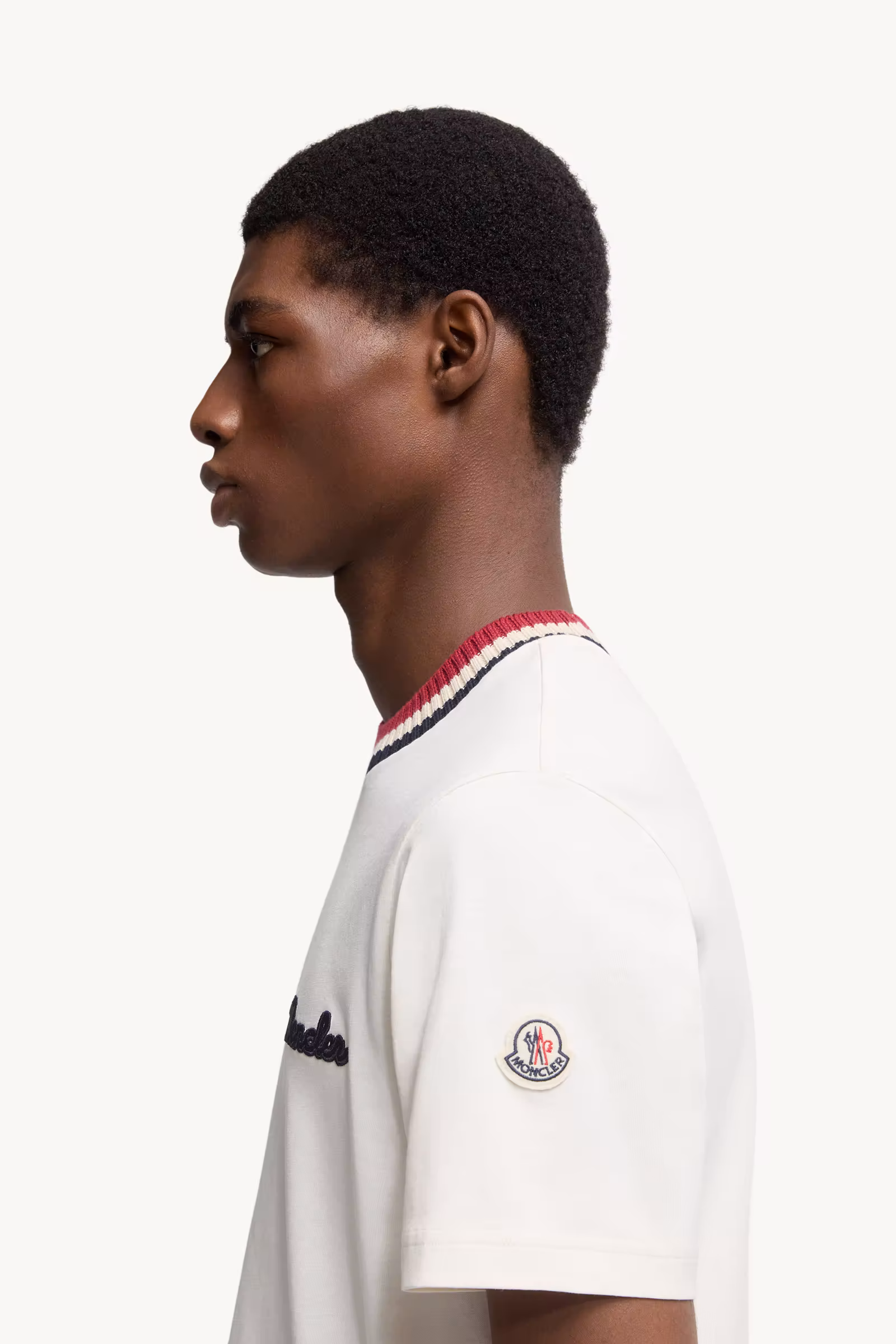 Embroidered Logo Cotton T-Shirt