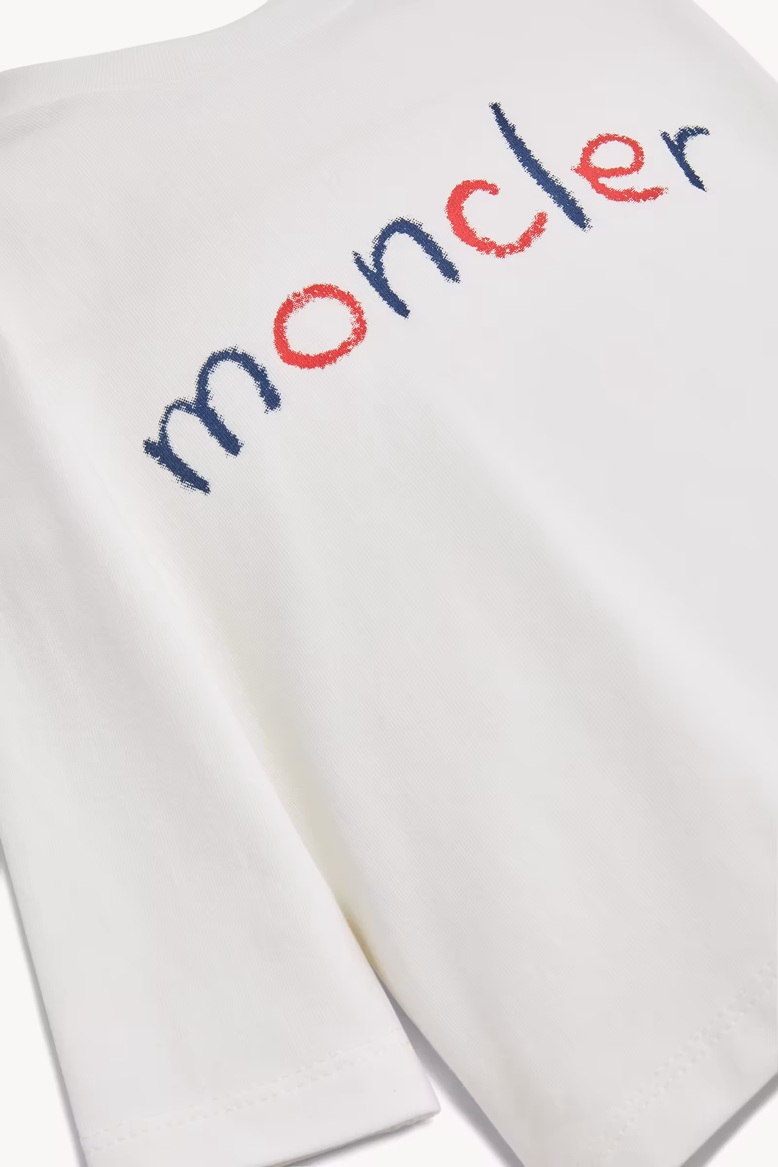 Scribble Logo Long Sleeve Cotton T-Shirt