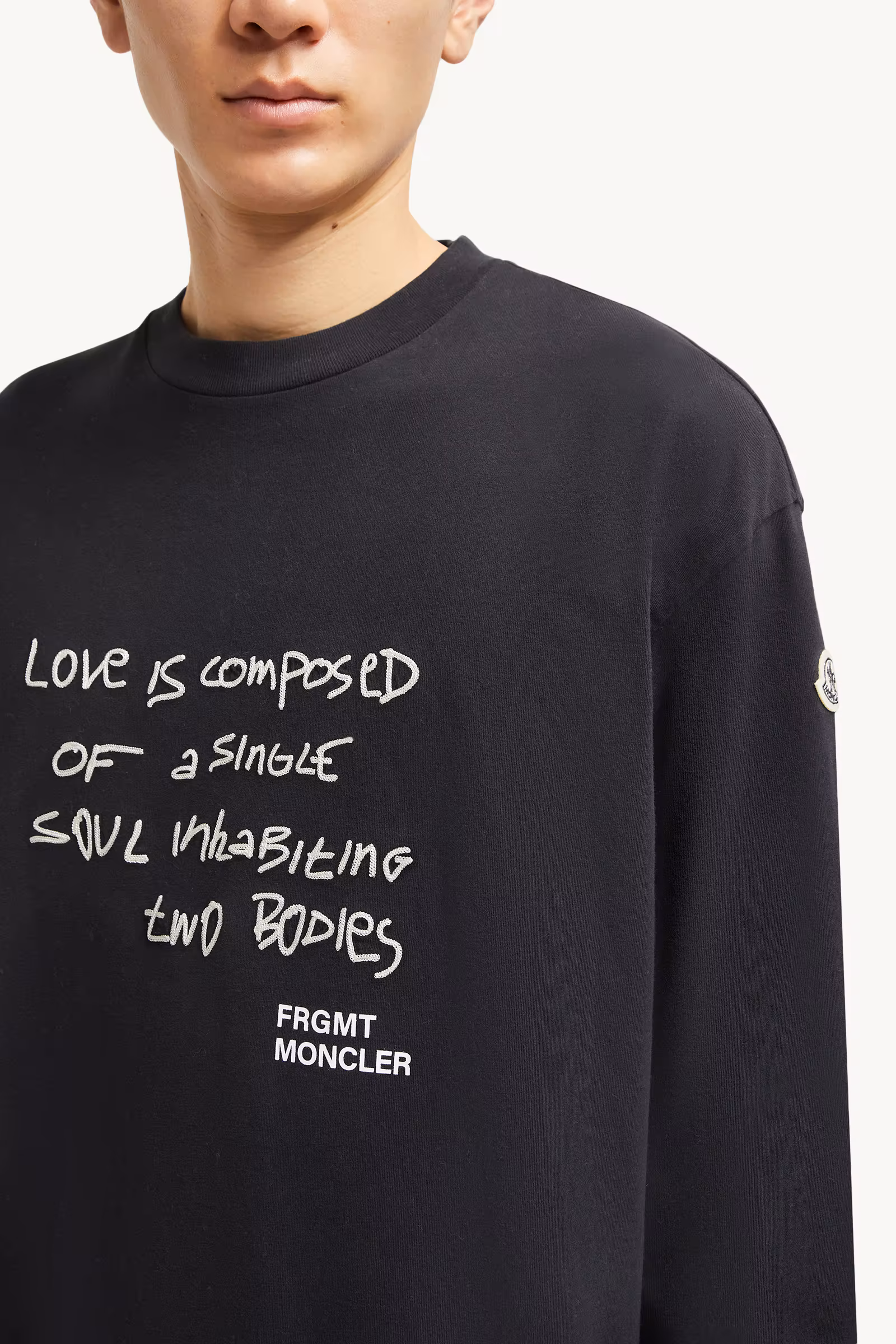 Moncler x FRGMT Embroidered Long Sleeve T-Shirt