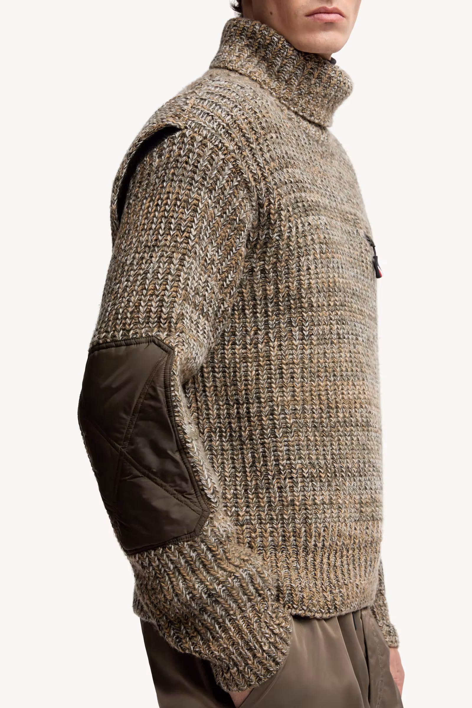 Wool Turtleneck Sweater with Pocket