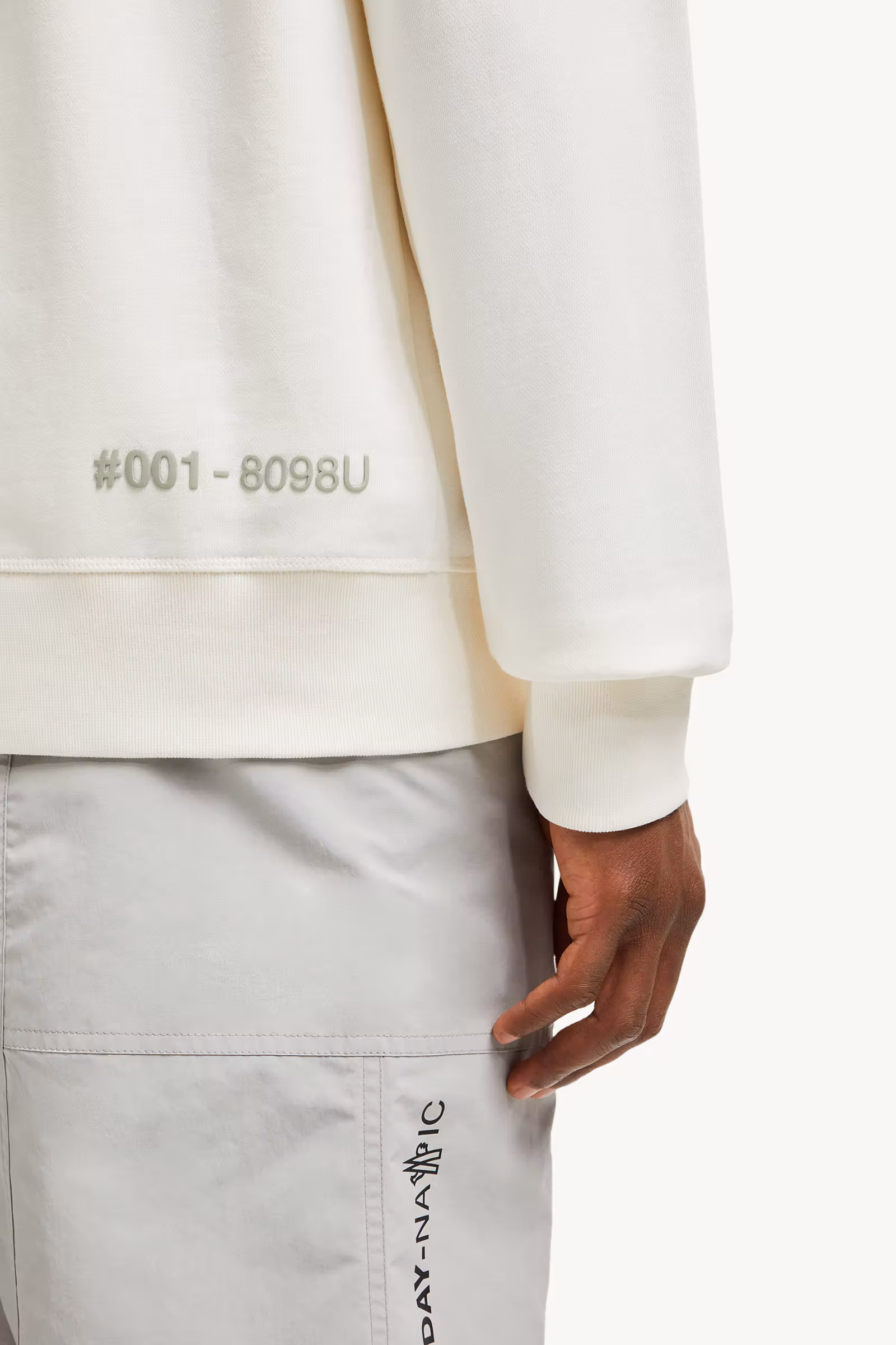 Mirrored Logo Cotton Hoodie