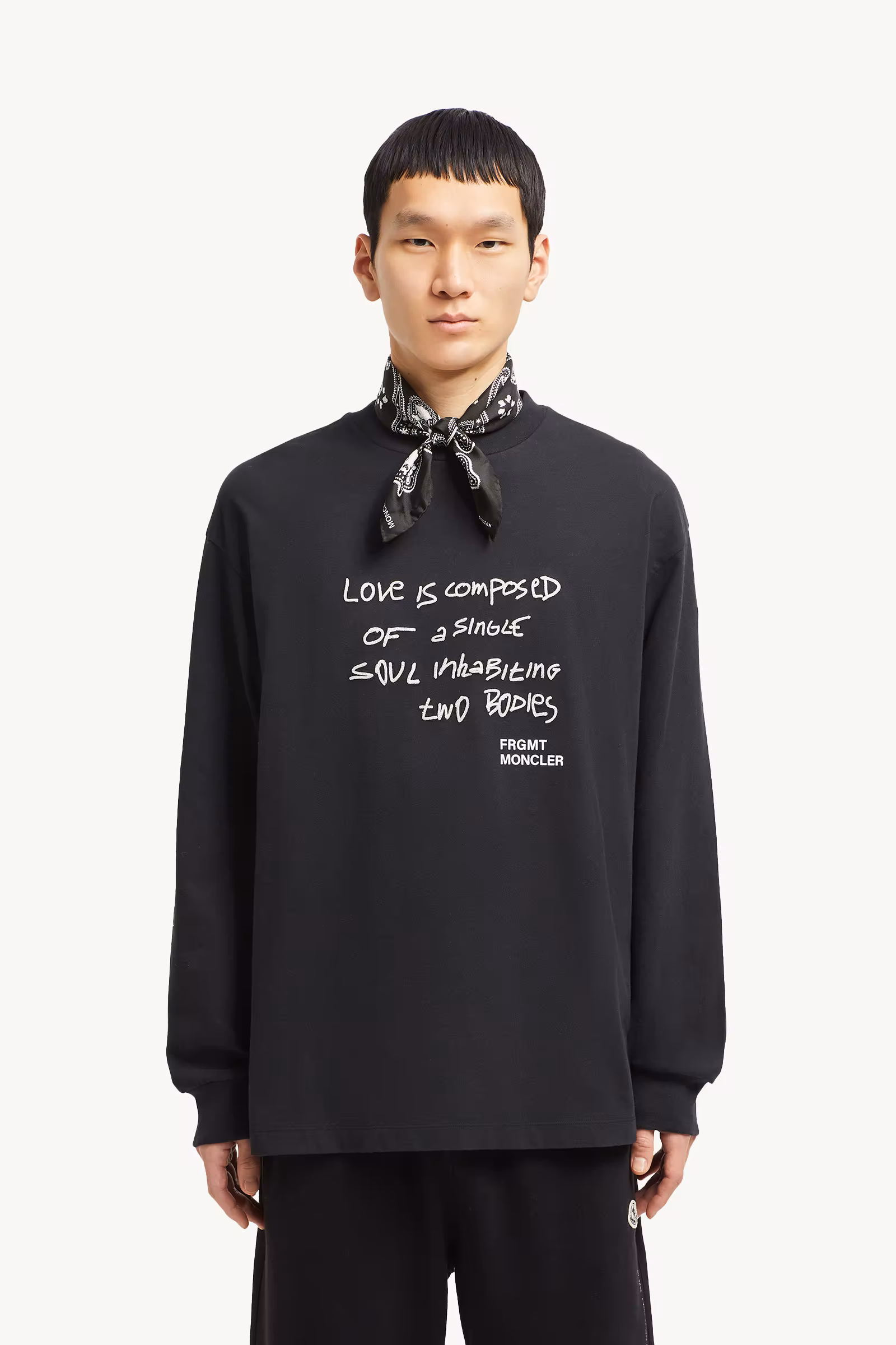 Moncler x FRGMT Embroidered Long Sleeve T-Shirt