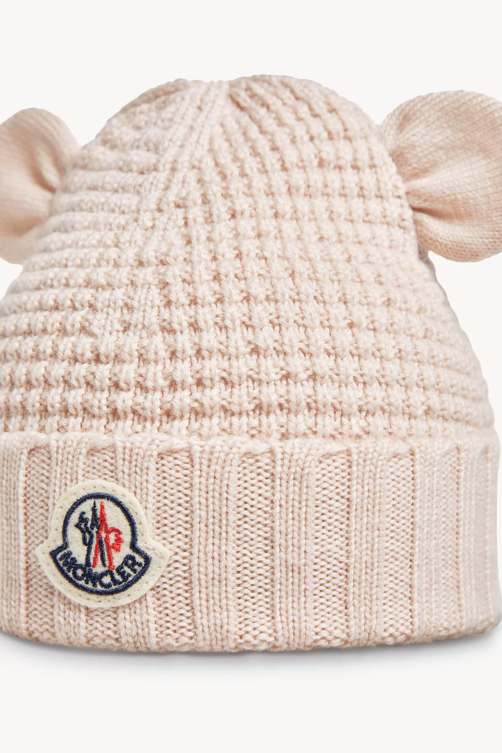 Wool Beanie with Teddy Bear Ears